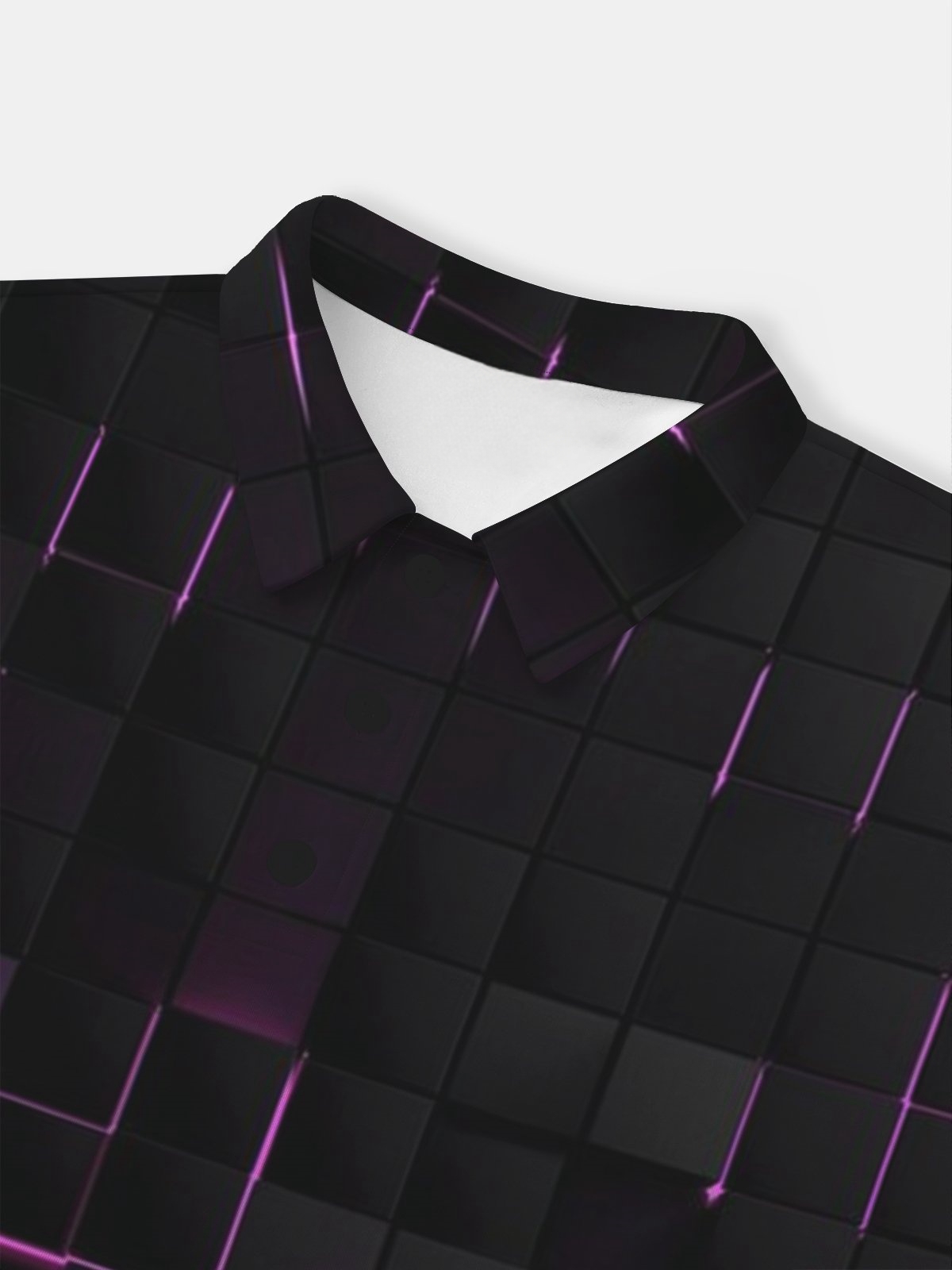 Moisture Wicking Golf Polo 3D Abstract Gradient Color Geometric