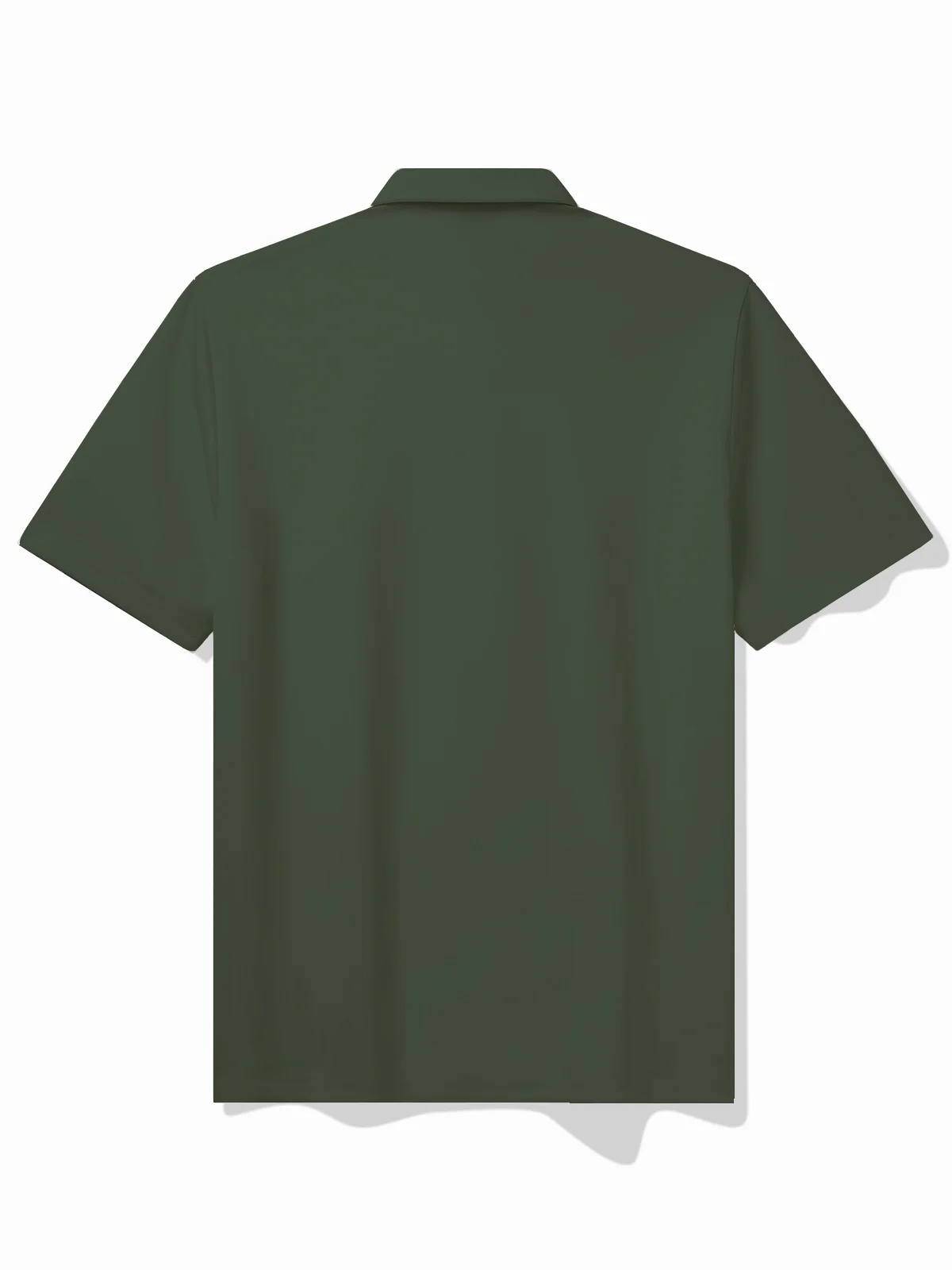 Retro Bowling Structure Geometric Print Men's Lapel Button Pocket Short Sleeve POLO Shirt