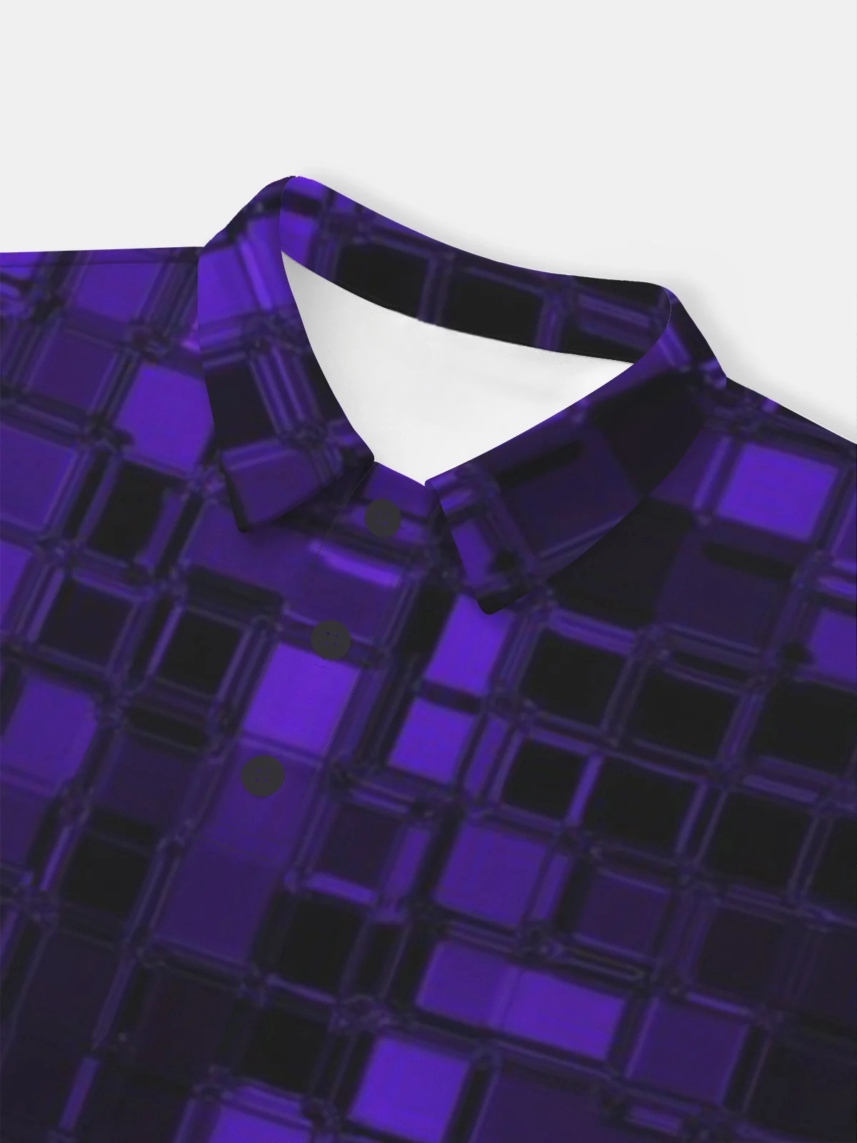 Moisture Wicking Golf Polo 3D Gradient Color Abstract Geometry Polo