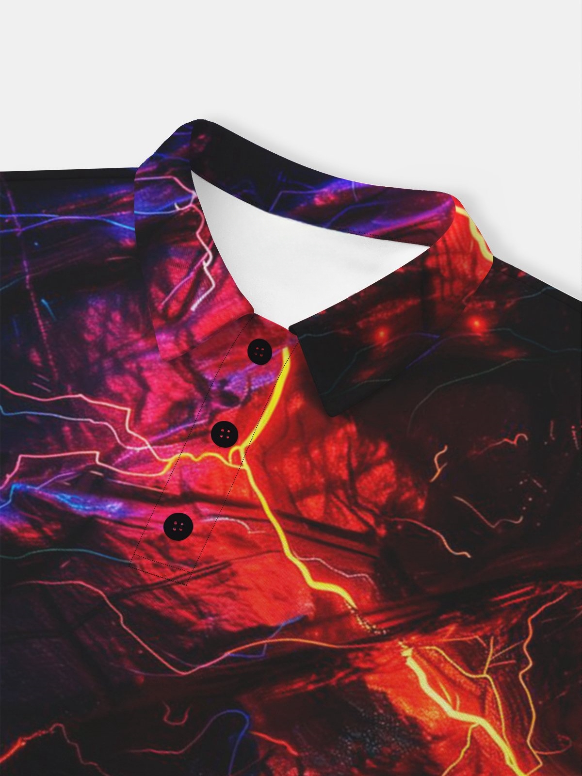 Moisture Wicking Golf Polo 3D Abstract Gradient Color Stripes Polo