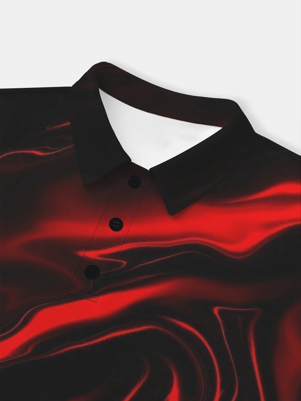 Moisture Wicking Golf Polo 3D Gradient Abstract Stripes Polo