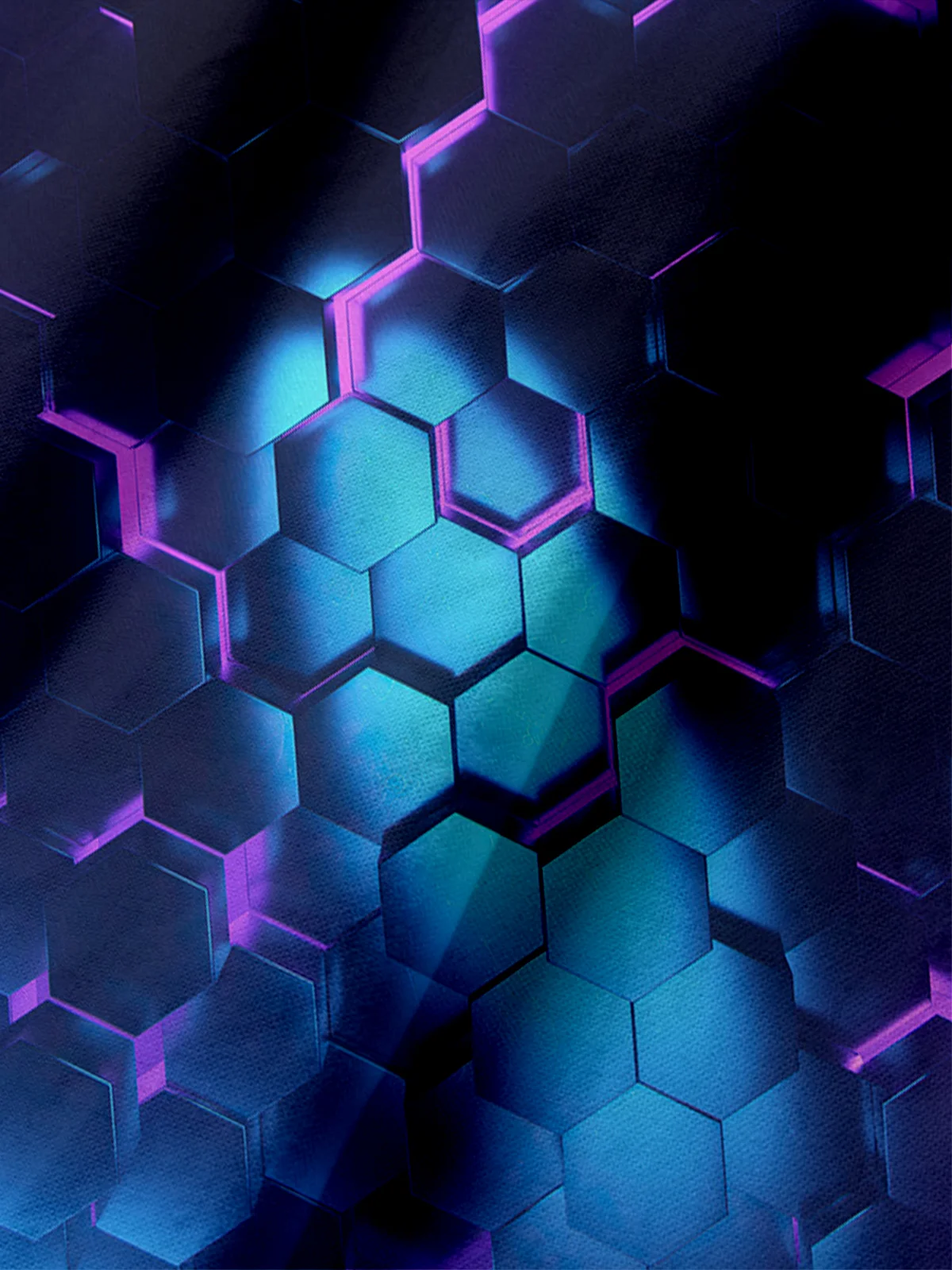 Moisture Wicking Golf Polo 3D Gradient Color Abstract Mechanical Geometry Polo