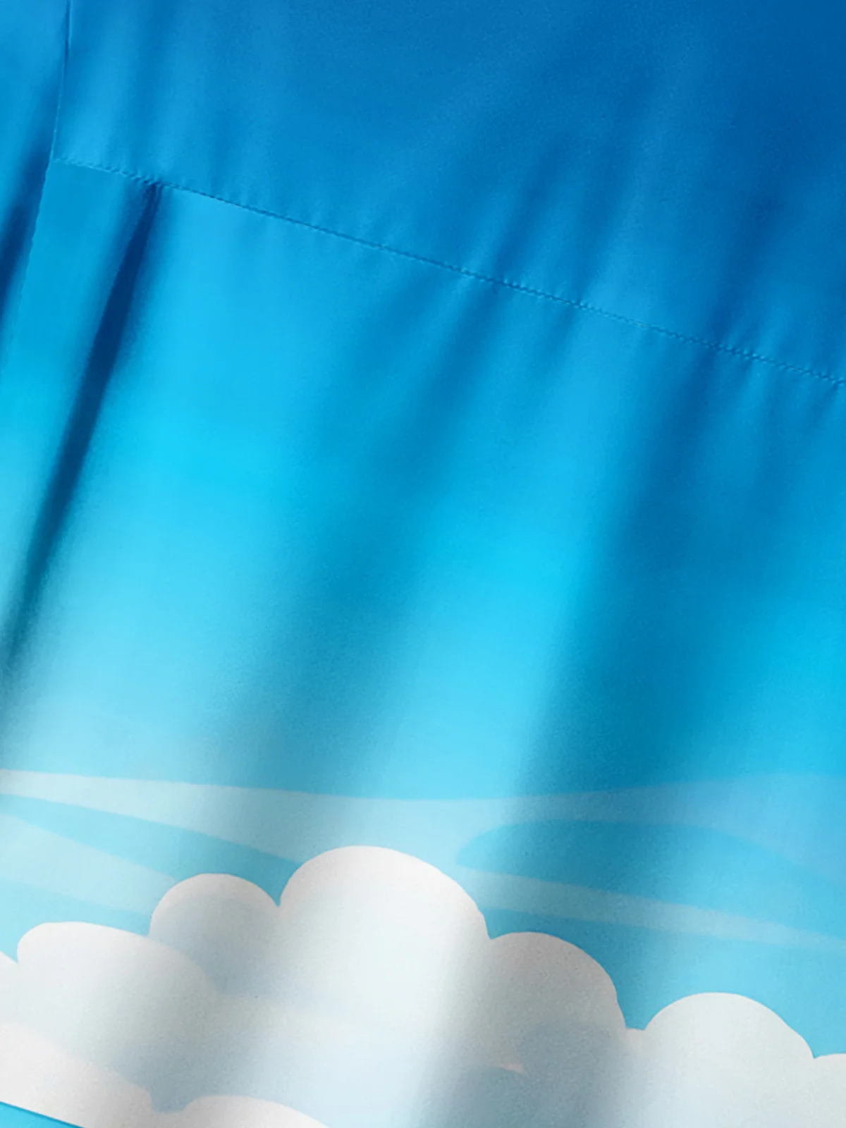 Cowboy Rooster Chest Pocket Short Sleeve Casual Shirt