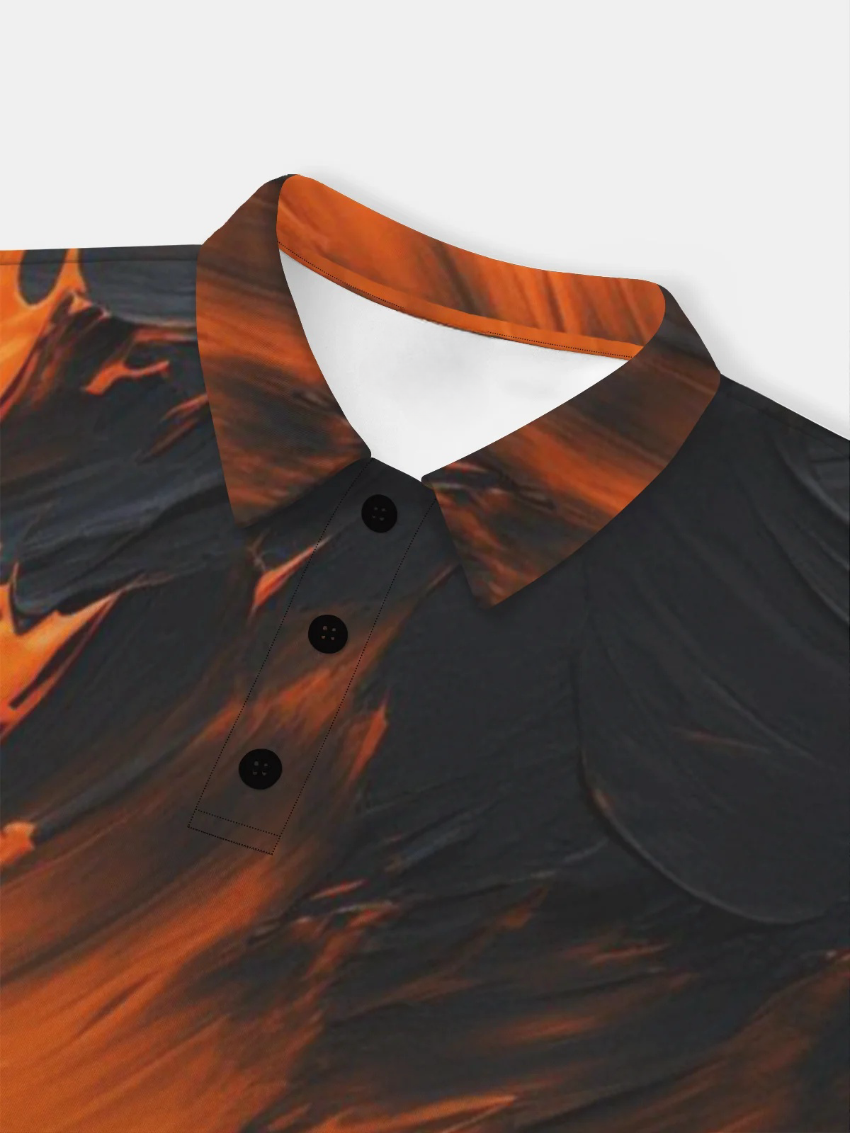 Moisture Wicking Golf Polo 3D Gradient Color Abstract Geometric