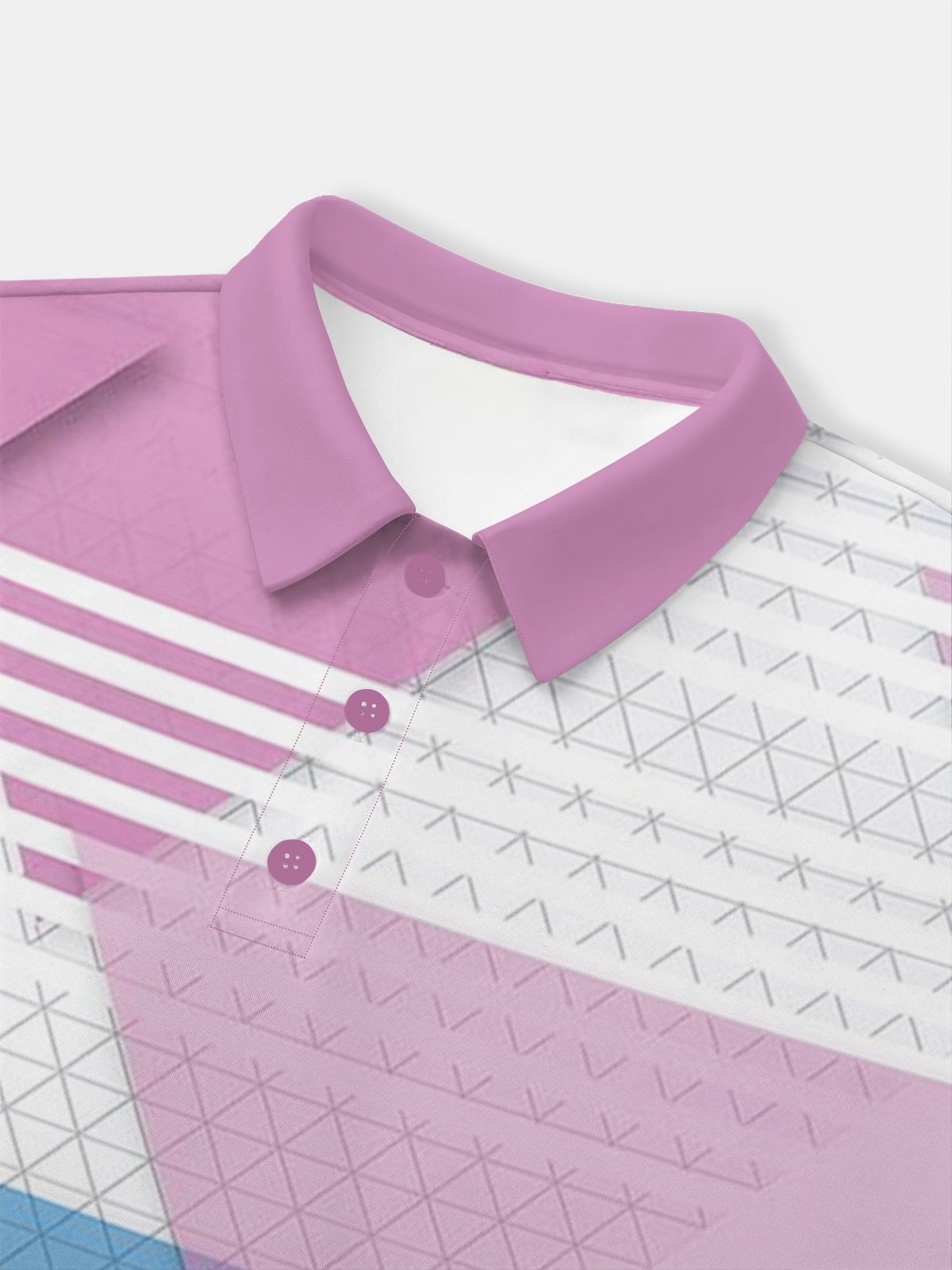 Moisture Wicking Golf Polo 3D Geometry