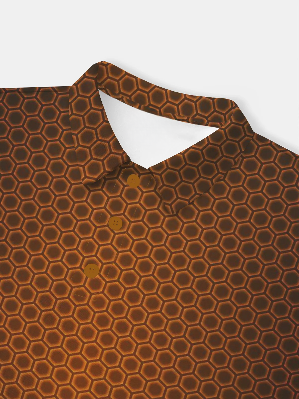 Moisture Wicking Golf Polo 3D Gradient Color Abstract Mechanical Geometry