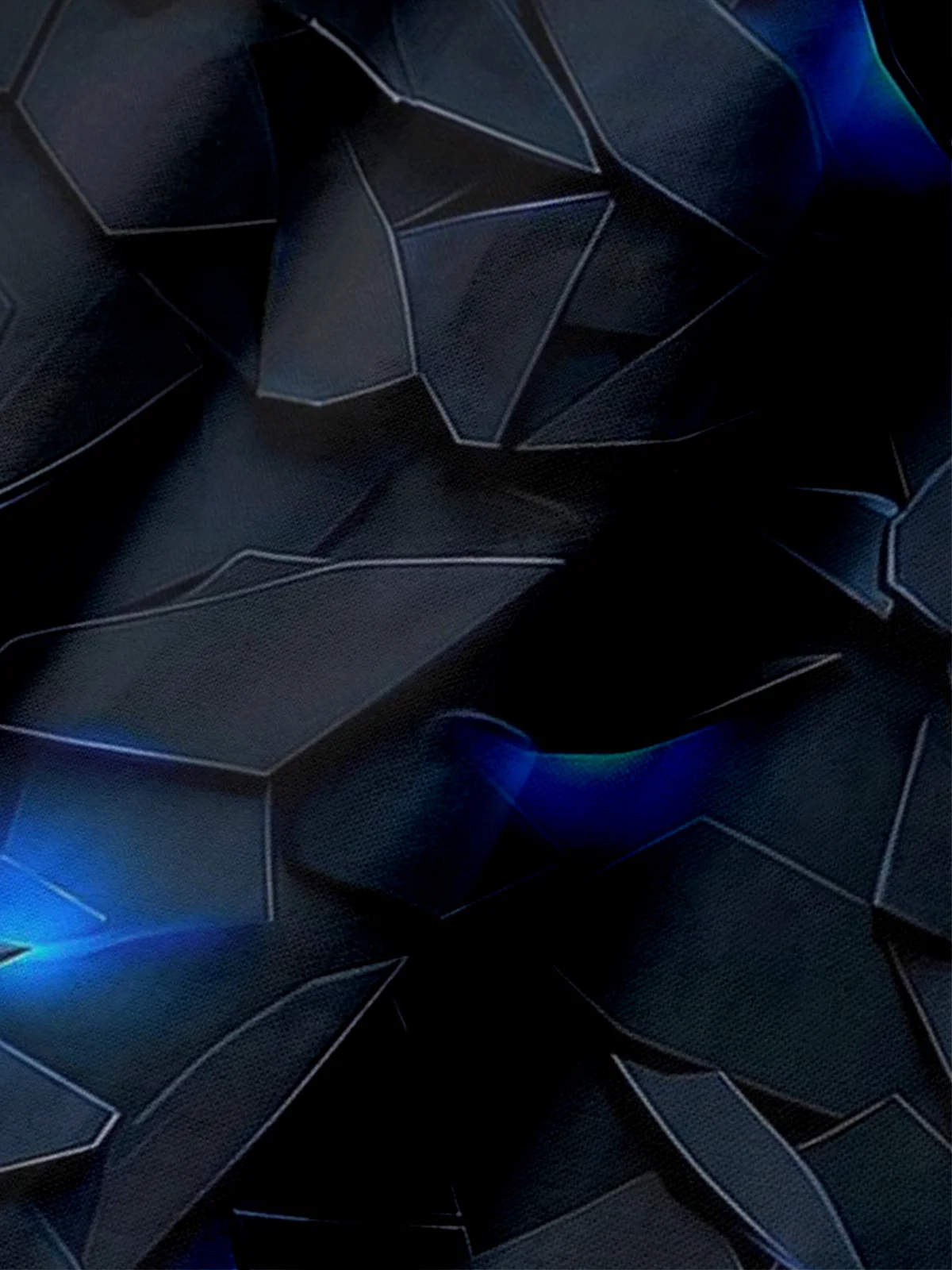 Moisture Wicking Golf Polo 3D Abstract Gradient Geometric Polo