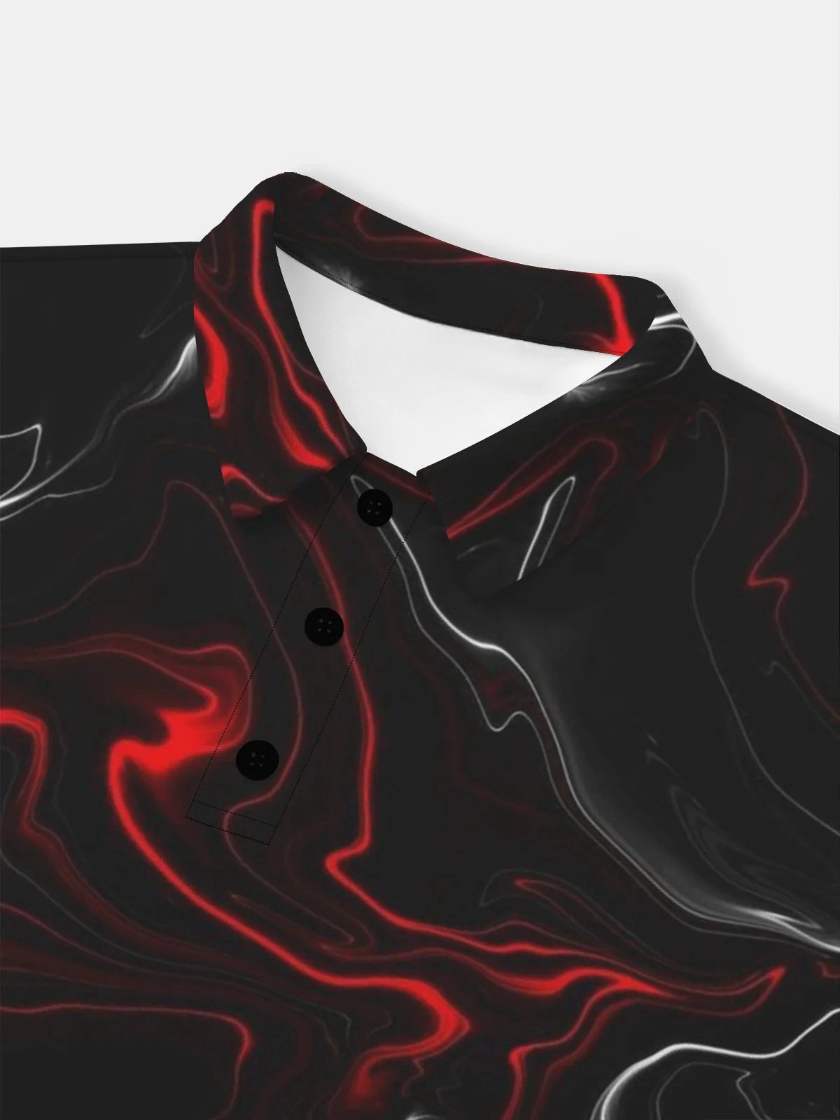 Moisture Wicking Golf Polo 3D Gradient Color Abstract Stripes