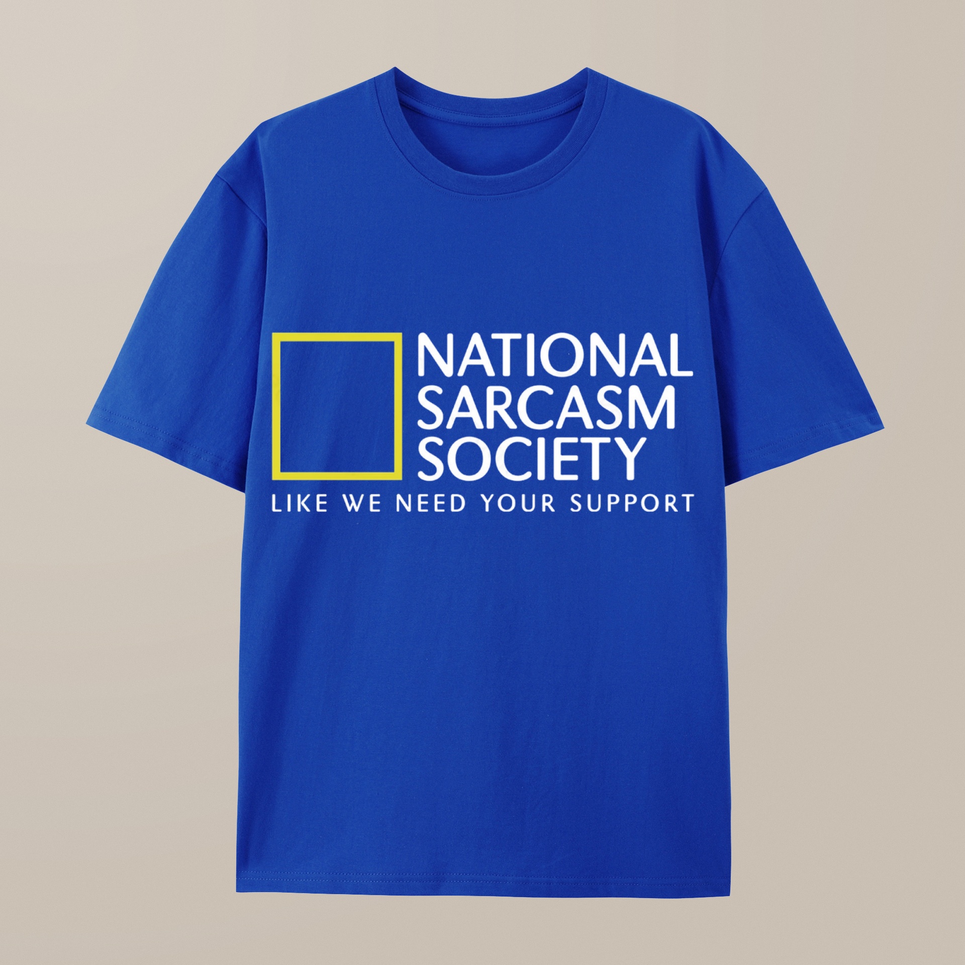 （100% Cotton）National Sarcasm Society Nerd T-Shirt