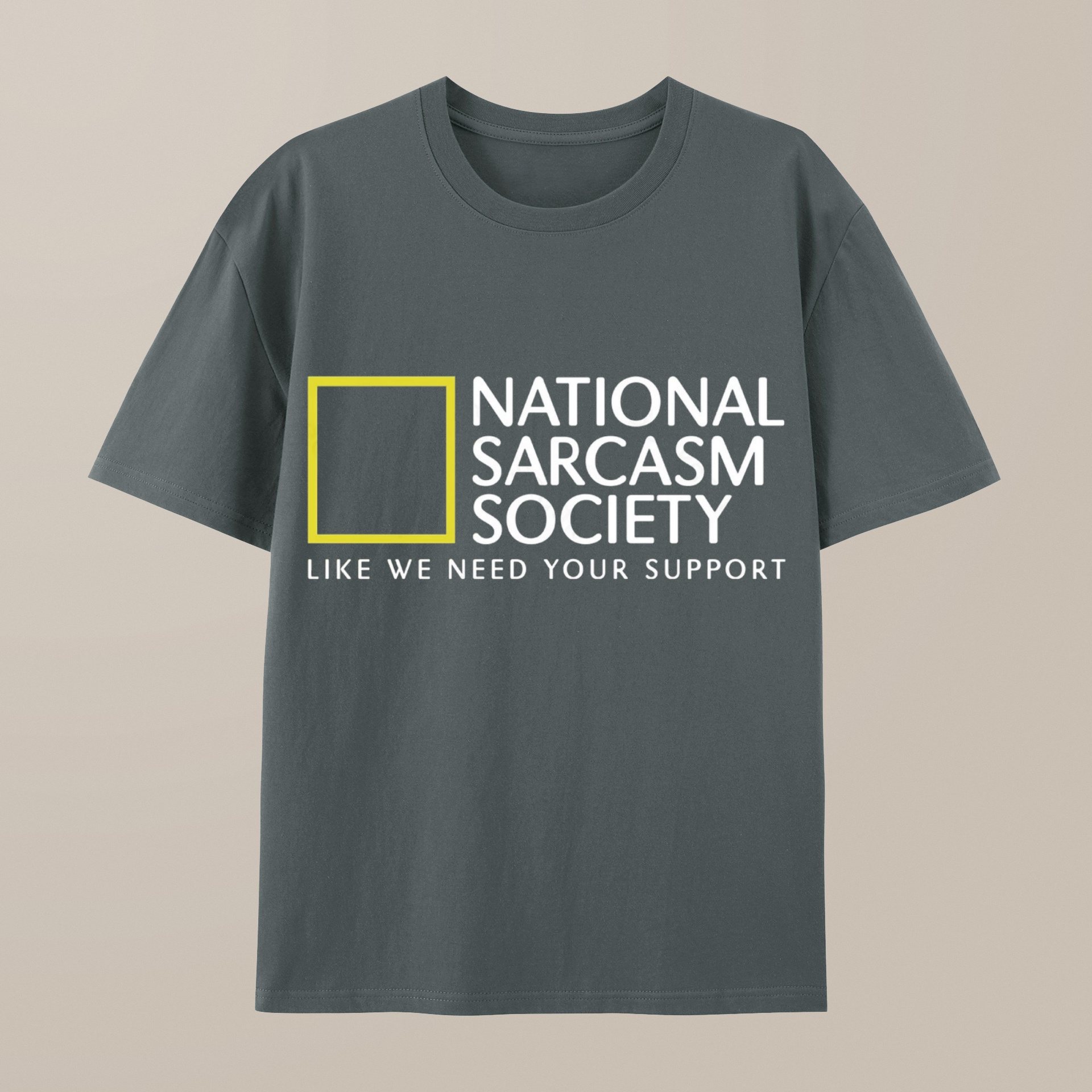（100% Cotton）National Sarcasm Society Nerd T-Shirt