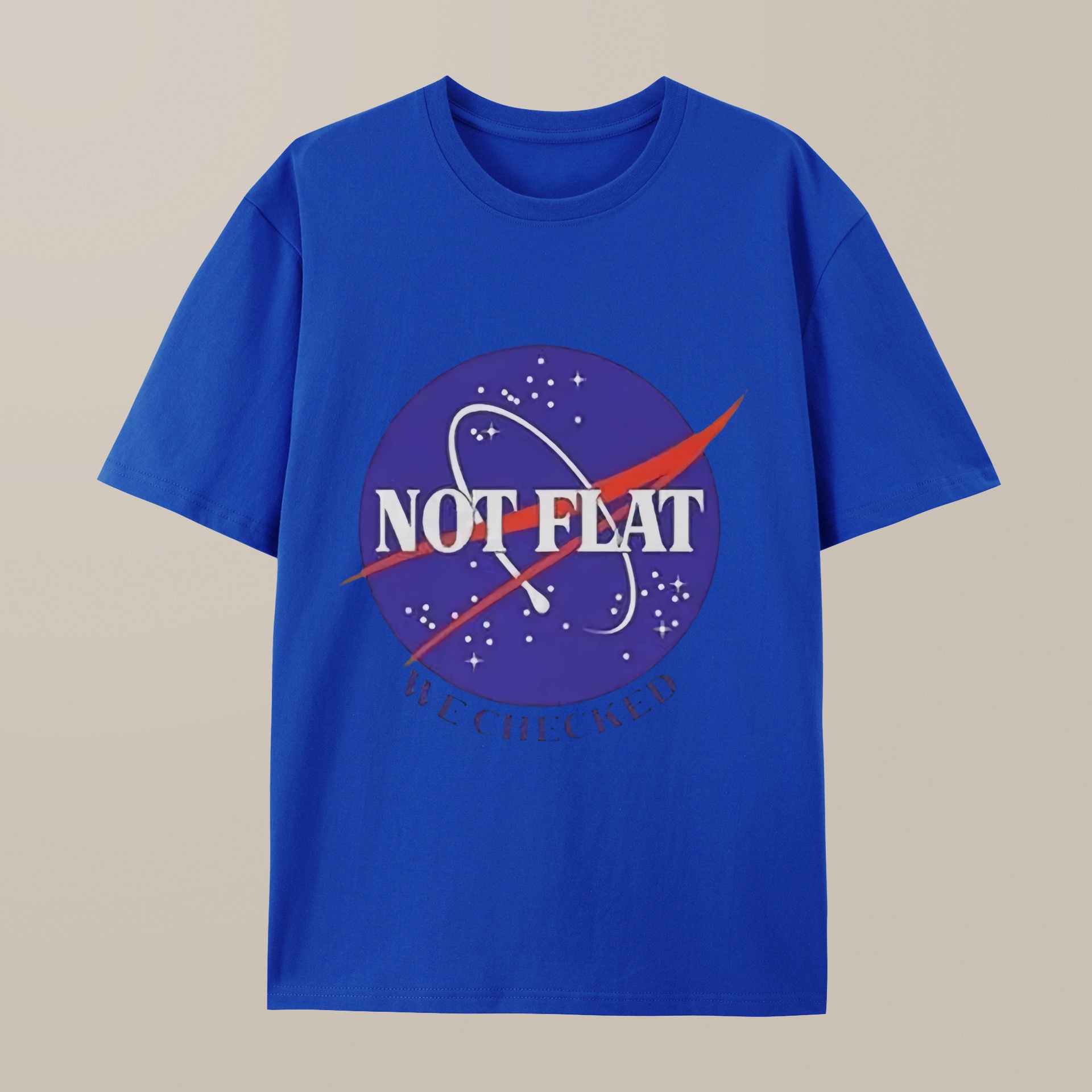 （100% Cotton）Not Flat Science Nerd T-shirt