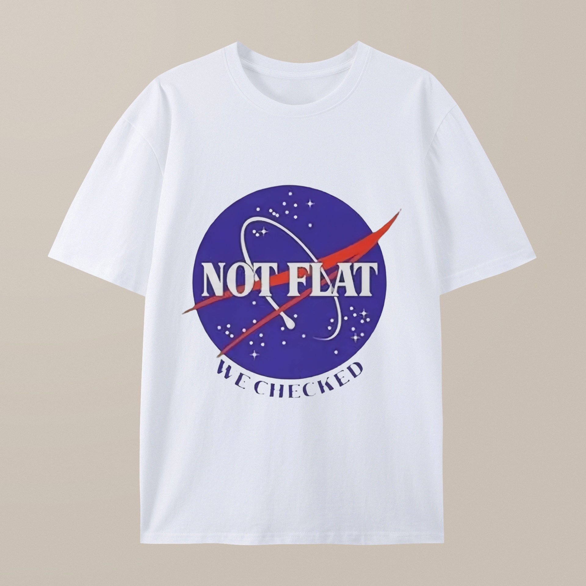 （100% Cotton）Not Flat Science Nerd T-shirt