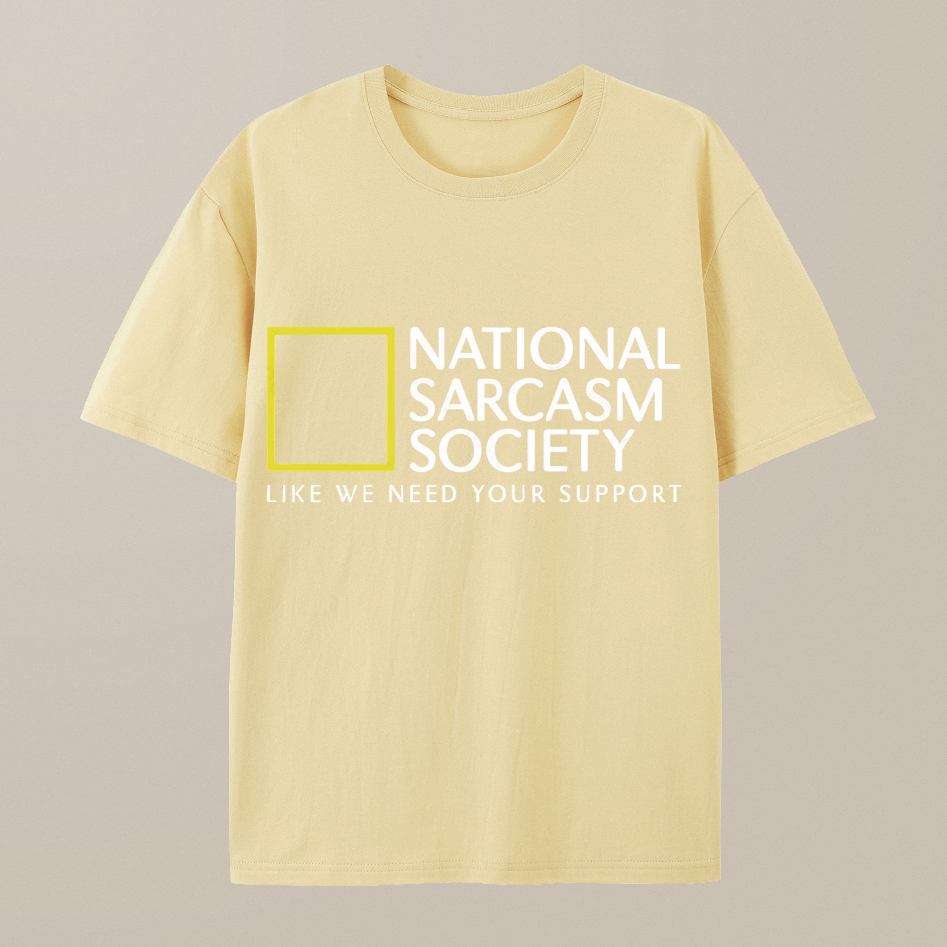 （100% Cotton）National Sarcasm Society Nerd T-Shirt