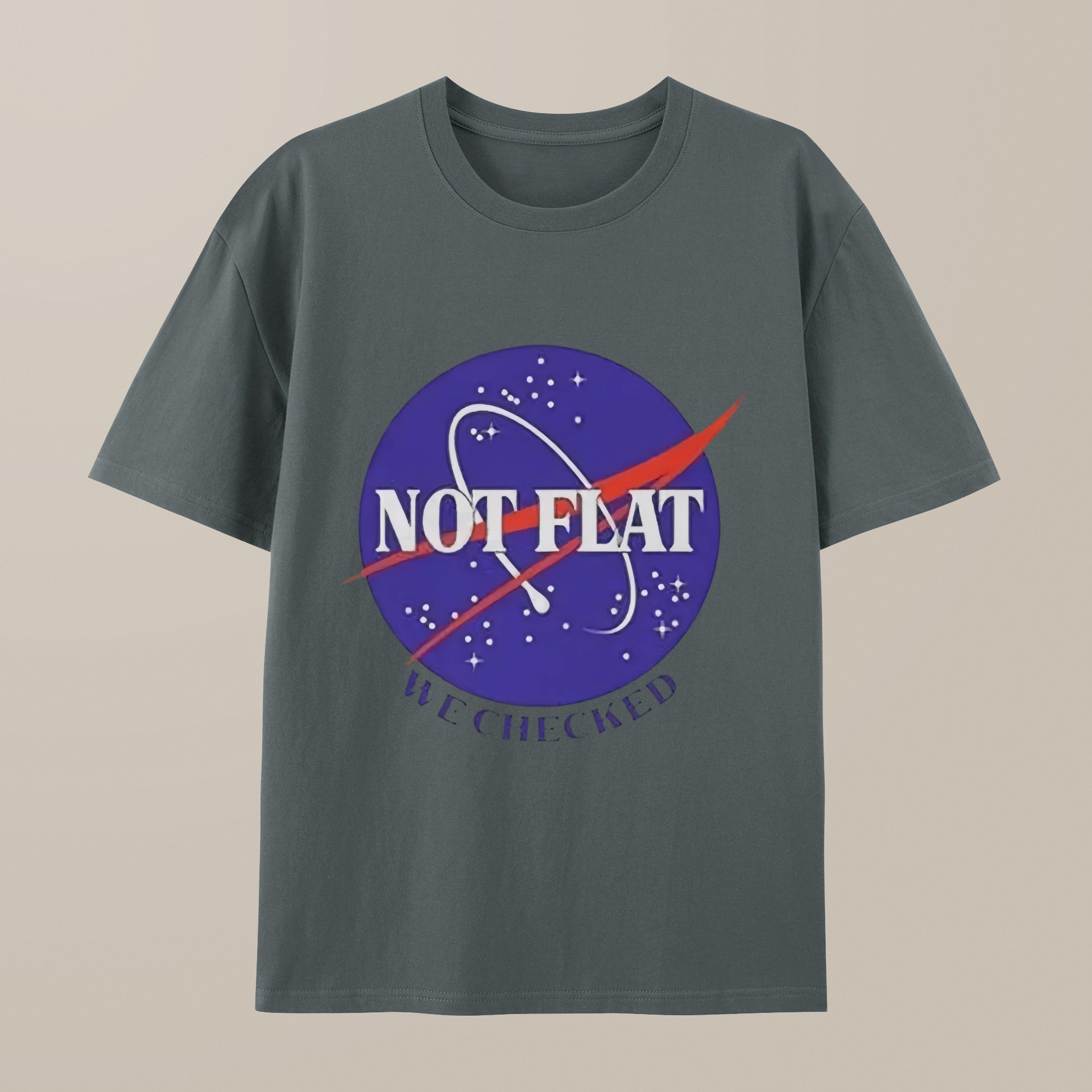 （100% Cotton）Not Flat Science Nerd T-shirt