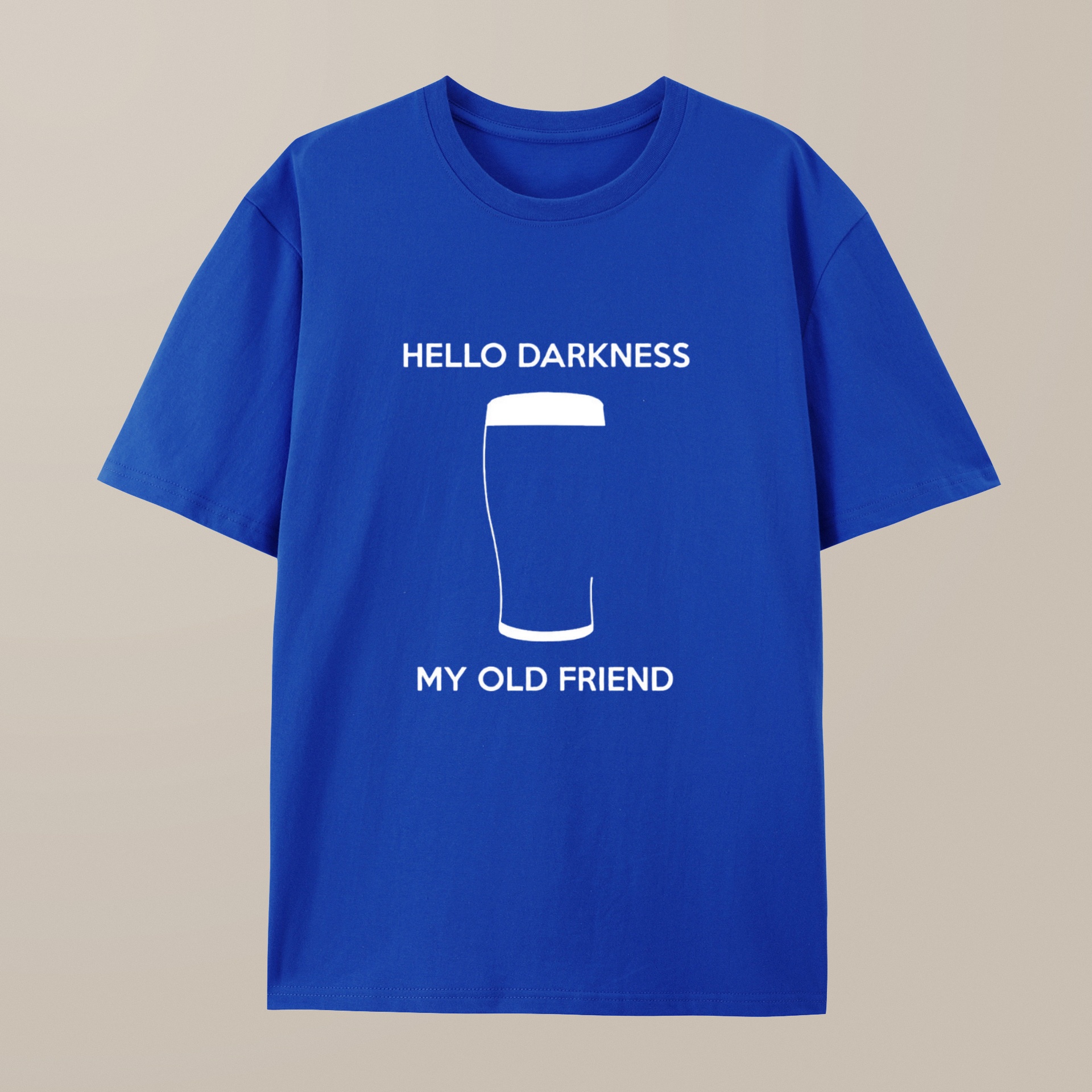 （100% Cotton）Hello Darkness My Old Friend Nerdy Graphic T-Shirt