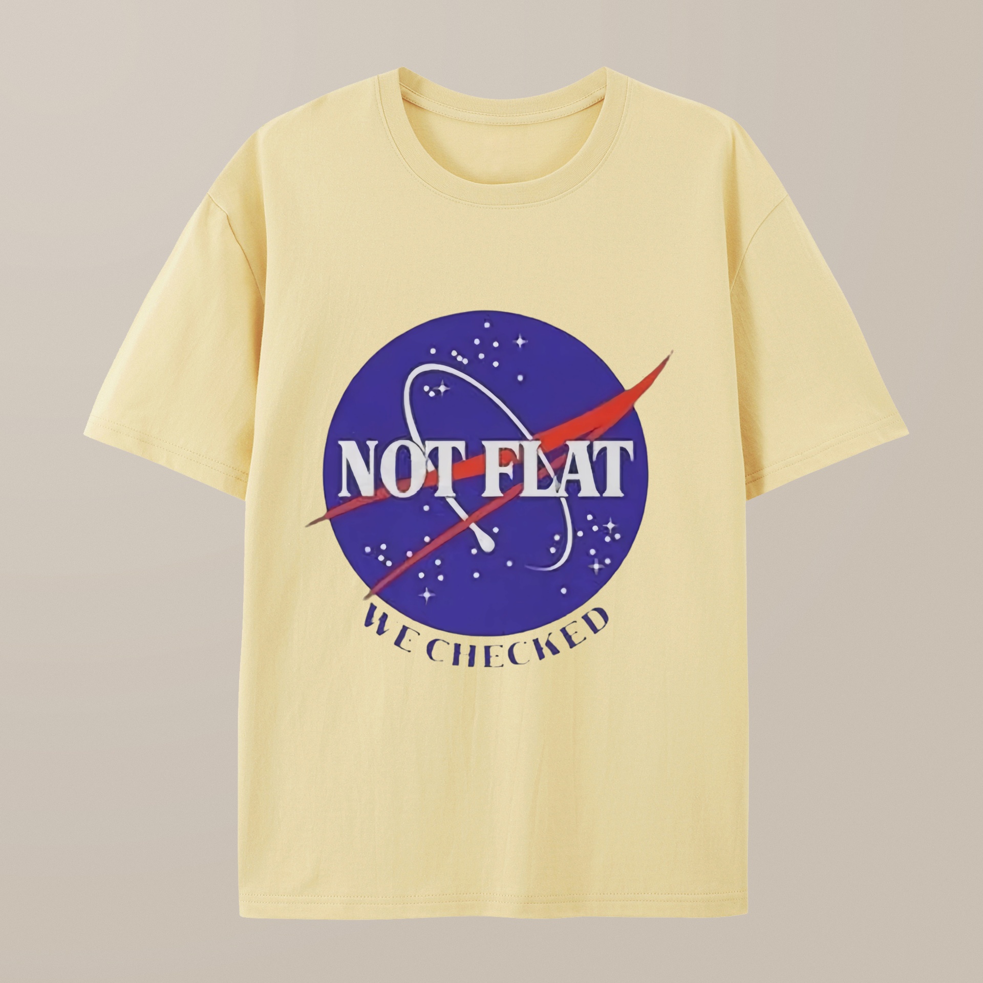 （100% Cotton）Not Flat Science Nerd T-shirt