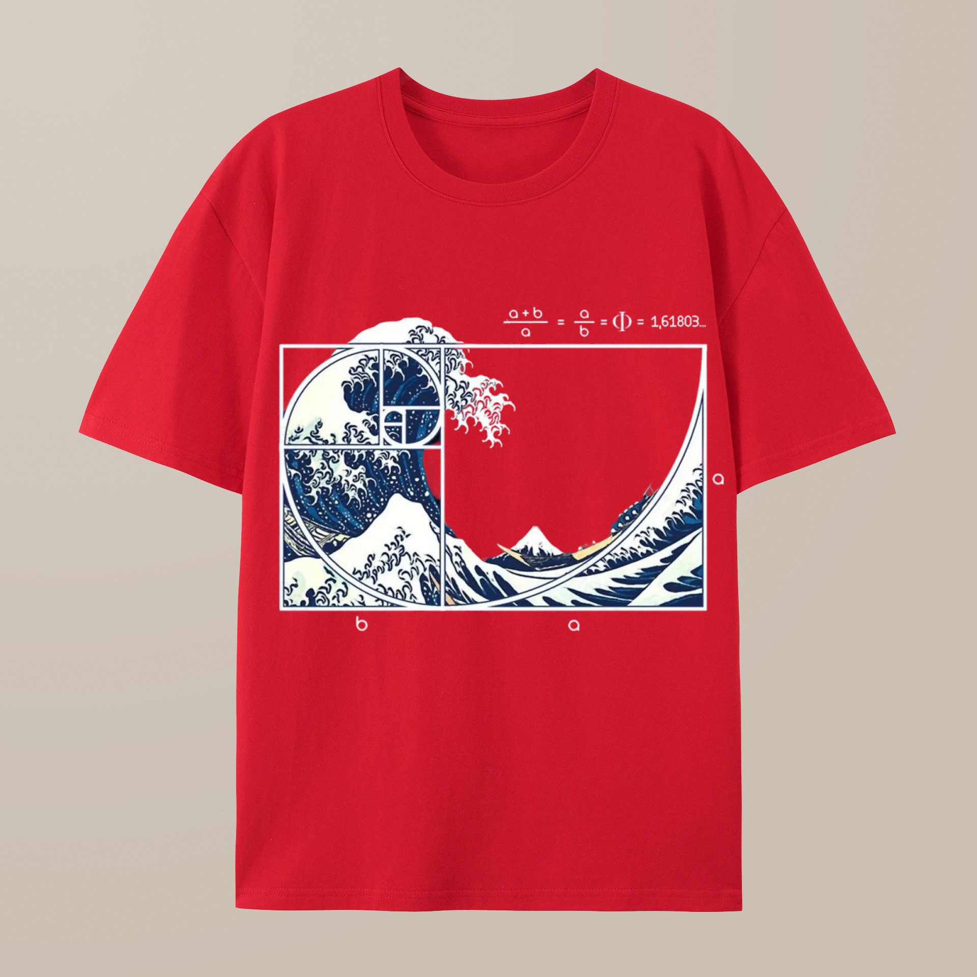 （100% Cotton）The Great Fibonacci Wave Science Geek T-Shirt