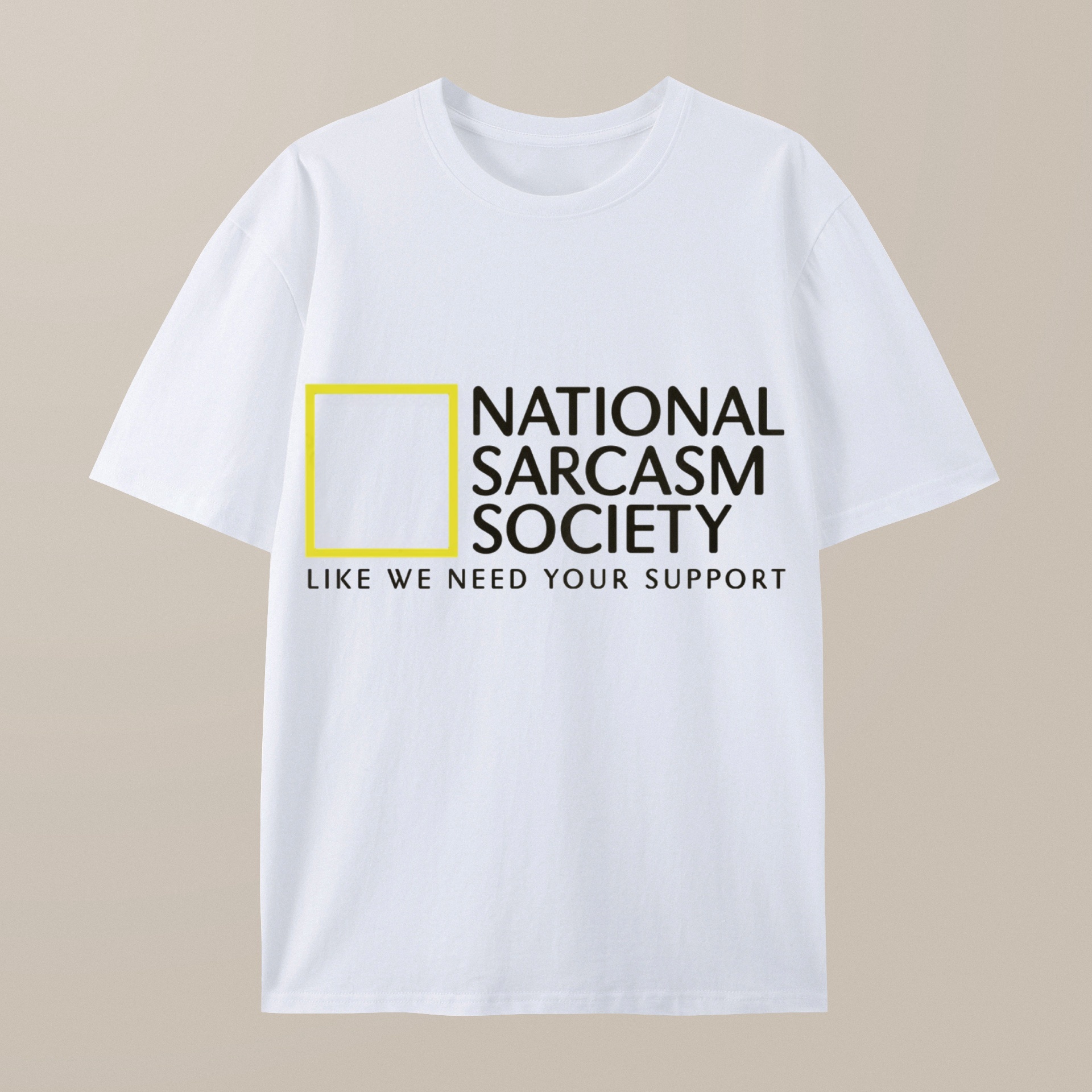 （100% Cotton）National Sarcasm Society Nerd T-Shirt