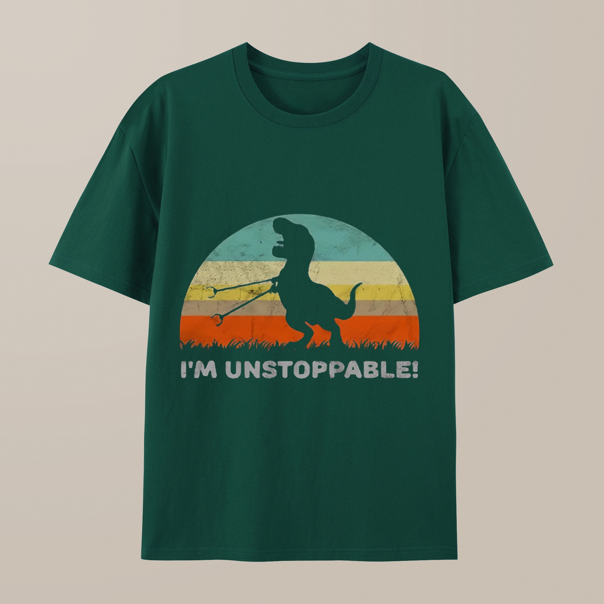 （100% Cotton）I'm Unstoppable T-Rex T-Shirt