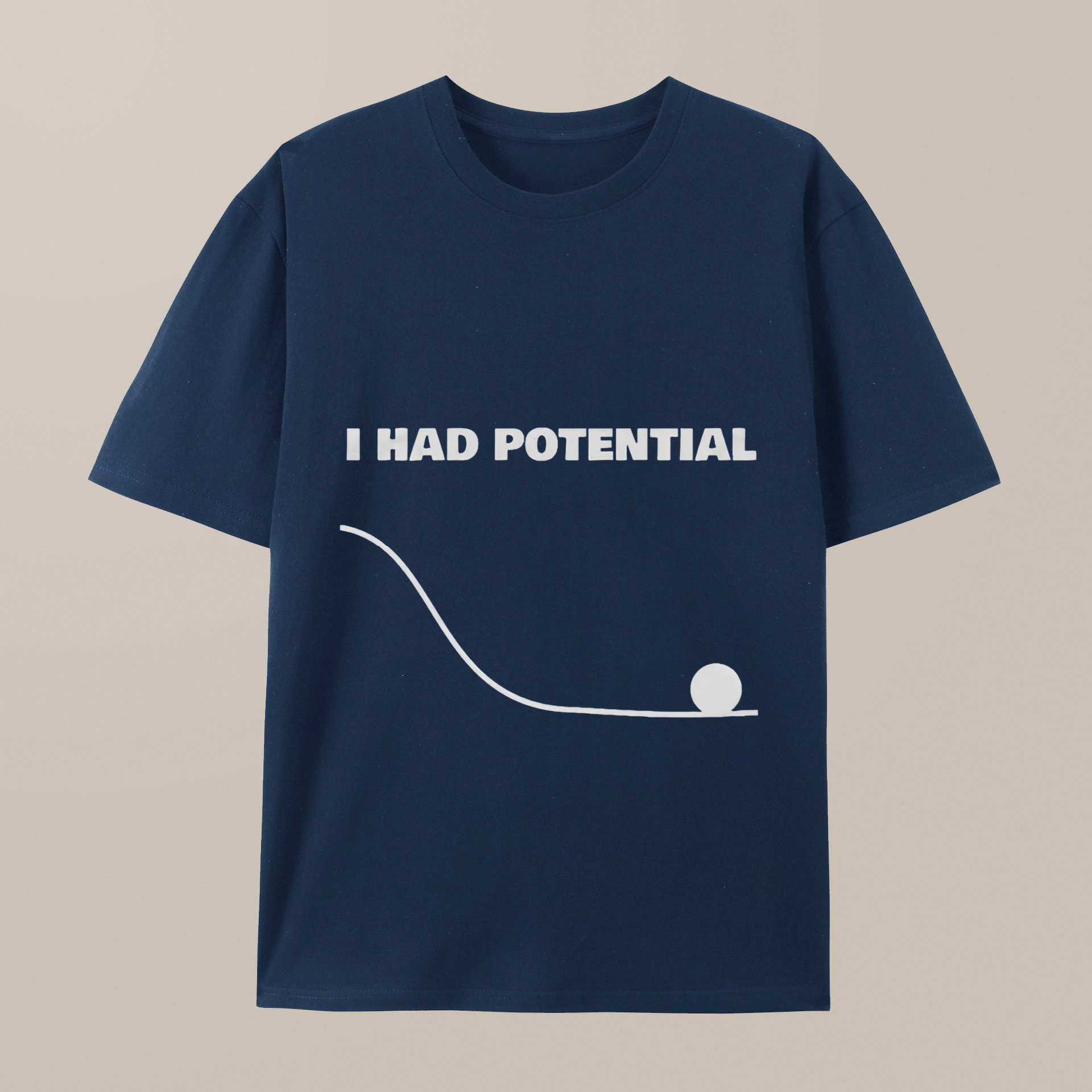 （100% Cotton）I Had Potential Geek Science T-shirt