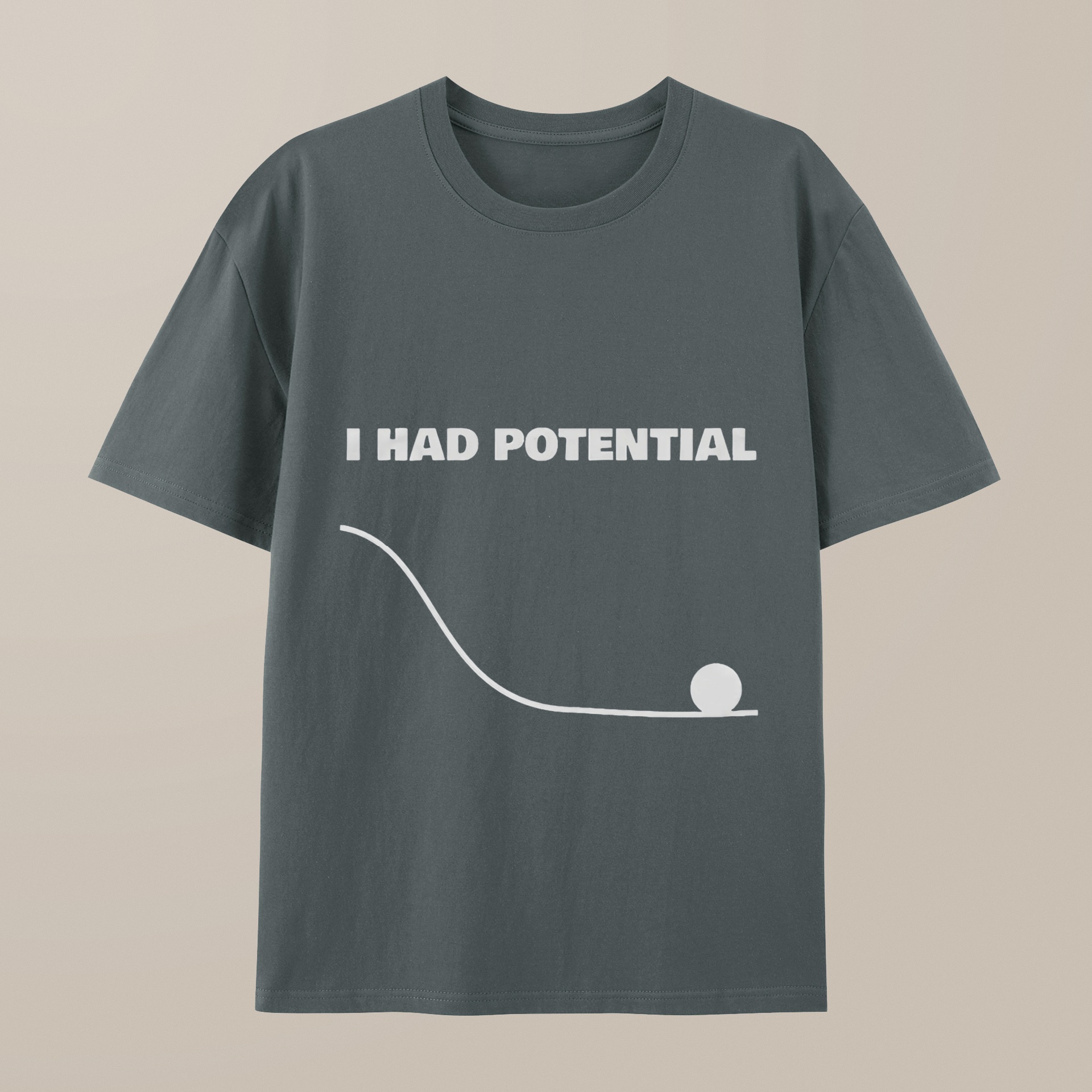 （100% Cotton）I Had Potential Geek Science T-shirt
