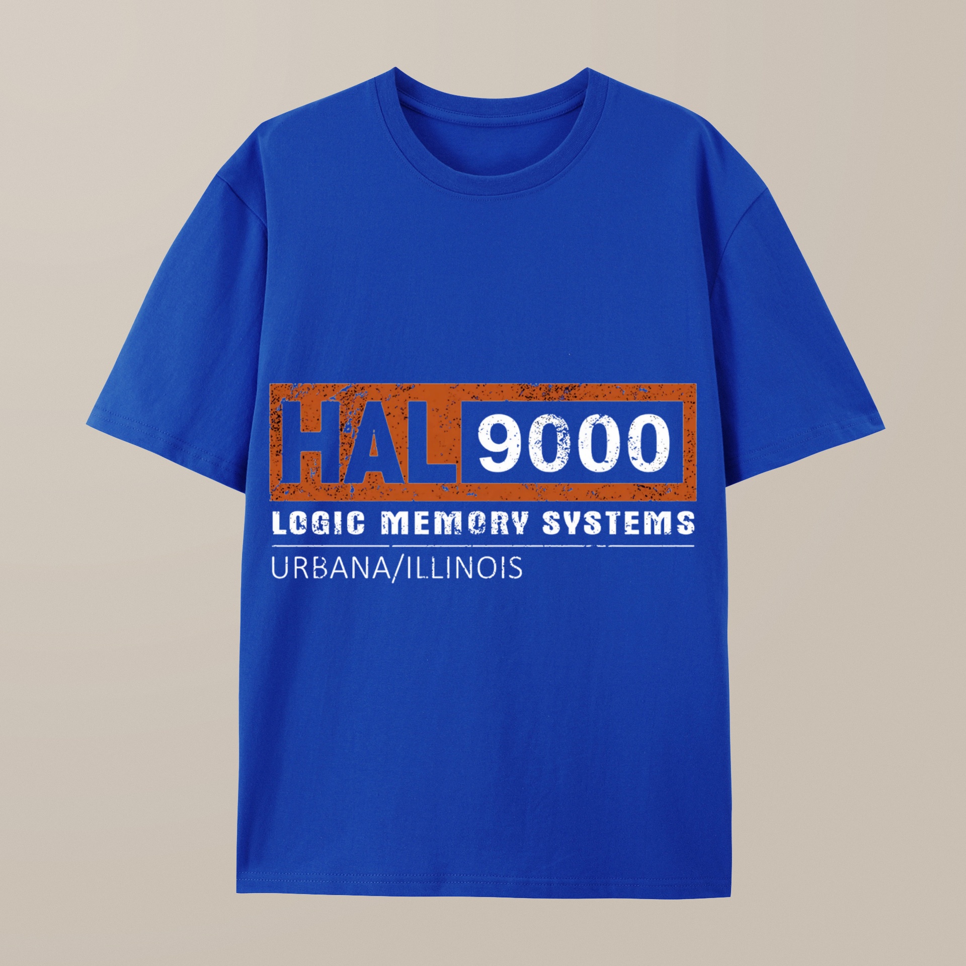 （100% Cotton）HAL 9000, distressed Classic T-shirt