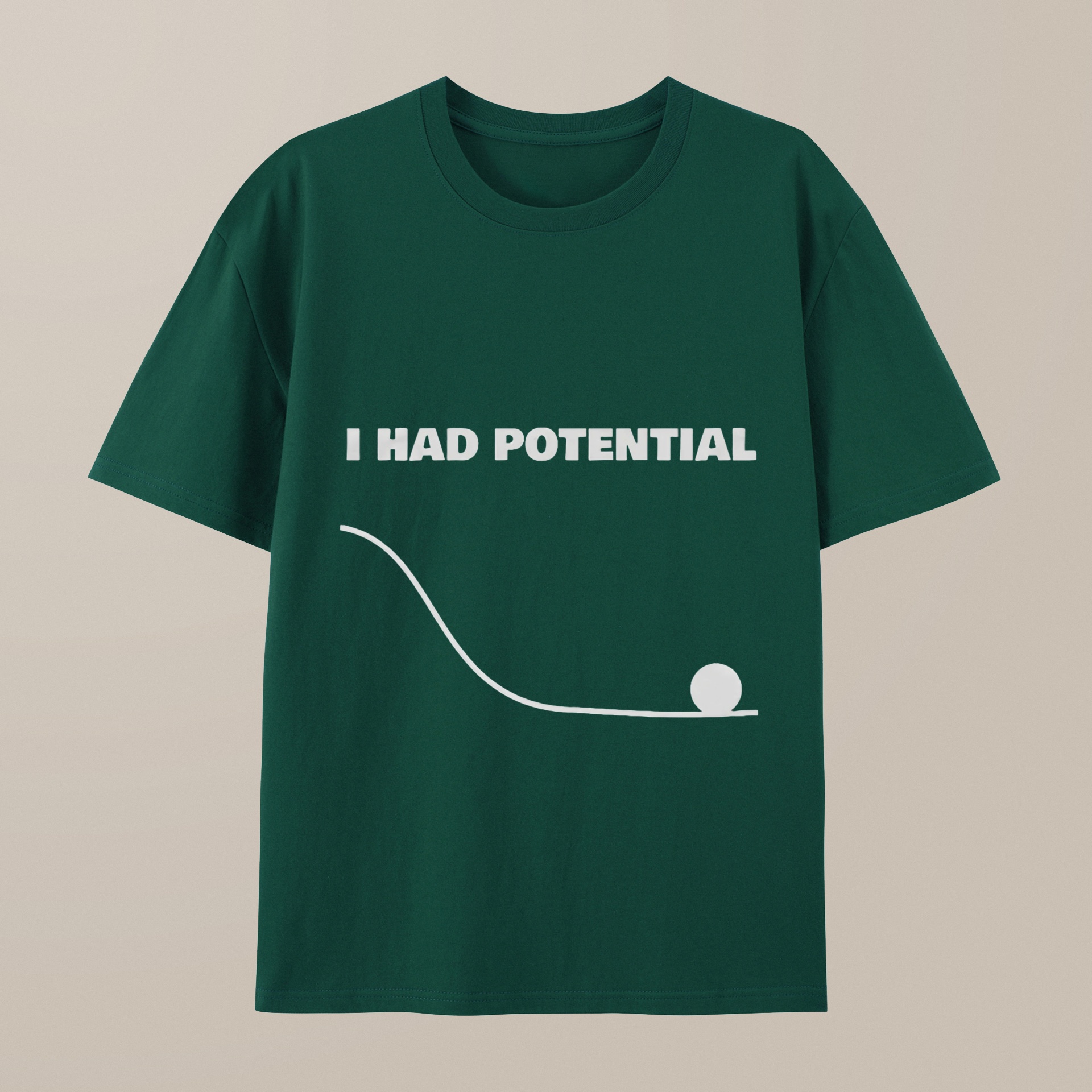 （100% Cotton）I Had Potential Geek Science T-shirt