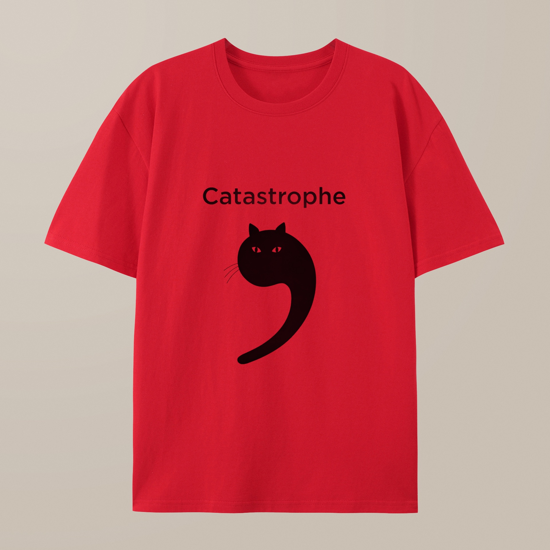 （100% Cotton）Catastrophe Geek Funny Nerd T-Shirt