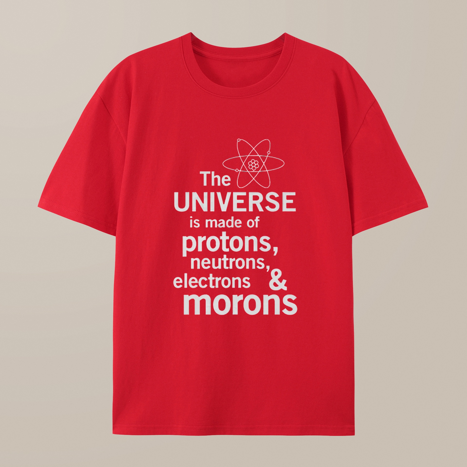 （100% Cotton）The composition of the universe Science Geek T-Shirt