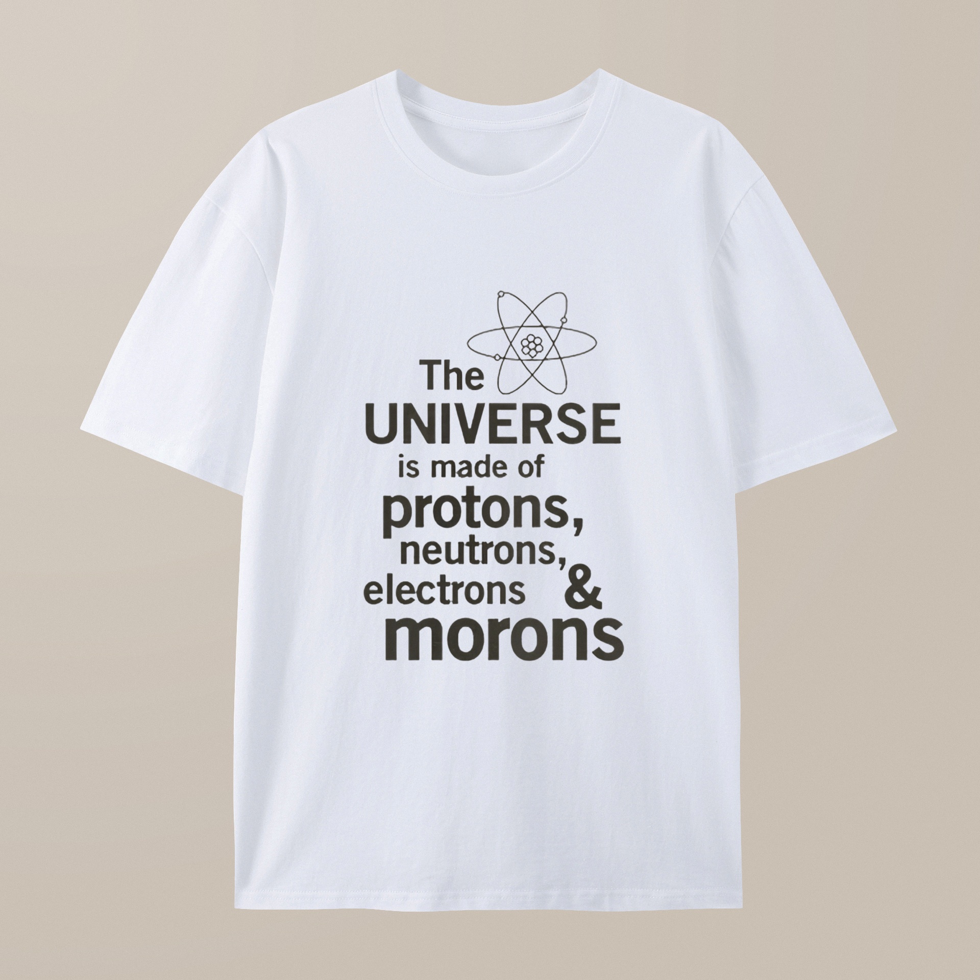 （100% Cotton）The composition of the universe Science Geek T-Shirt