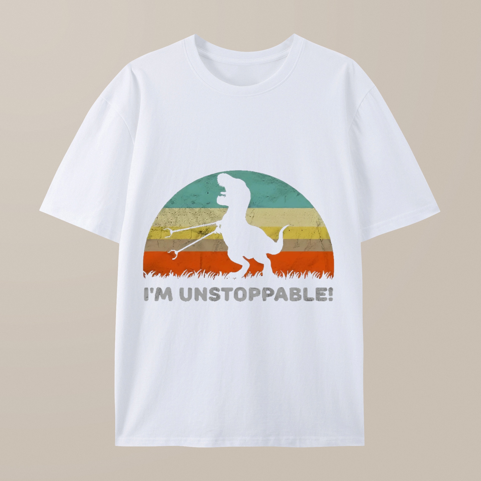 （100% Cotton）I'm Unstoppable T-Rex T-Shirt