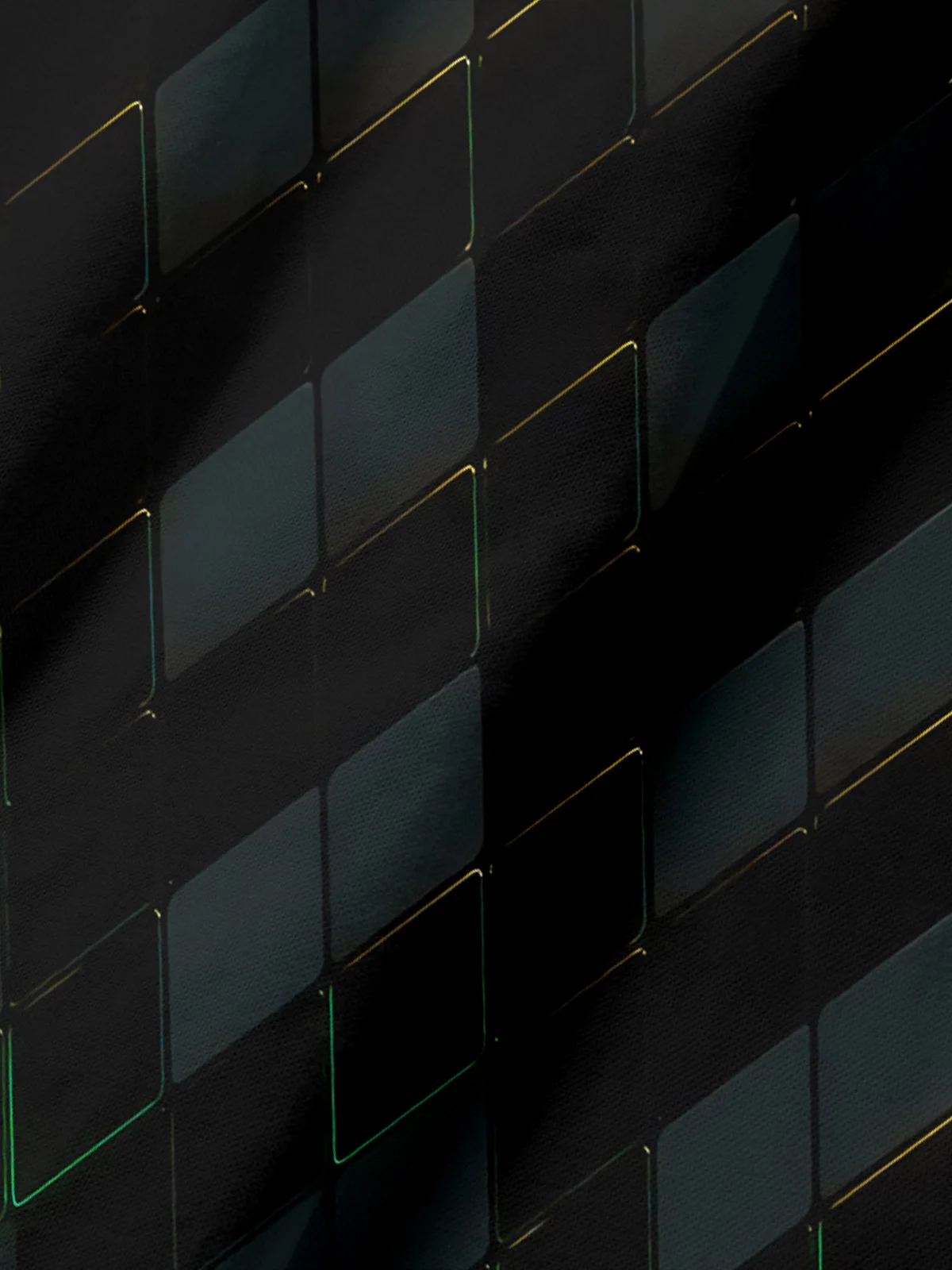 Abstract Geometric Button Short Sleeve Polo Shirt