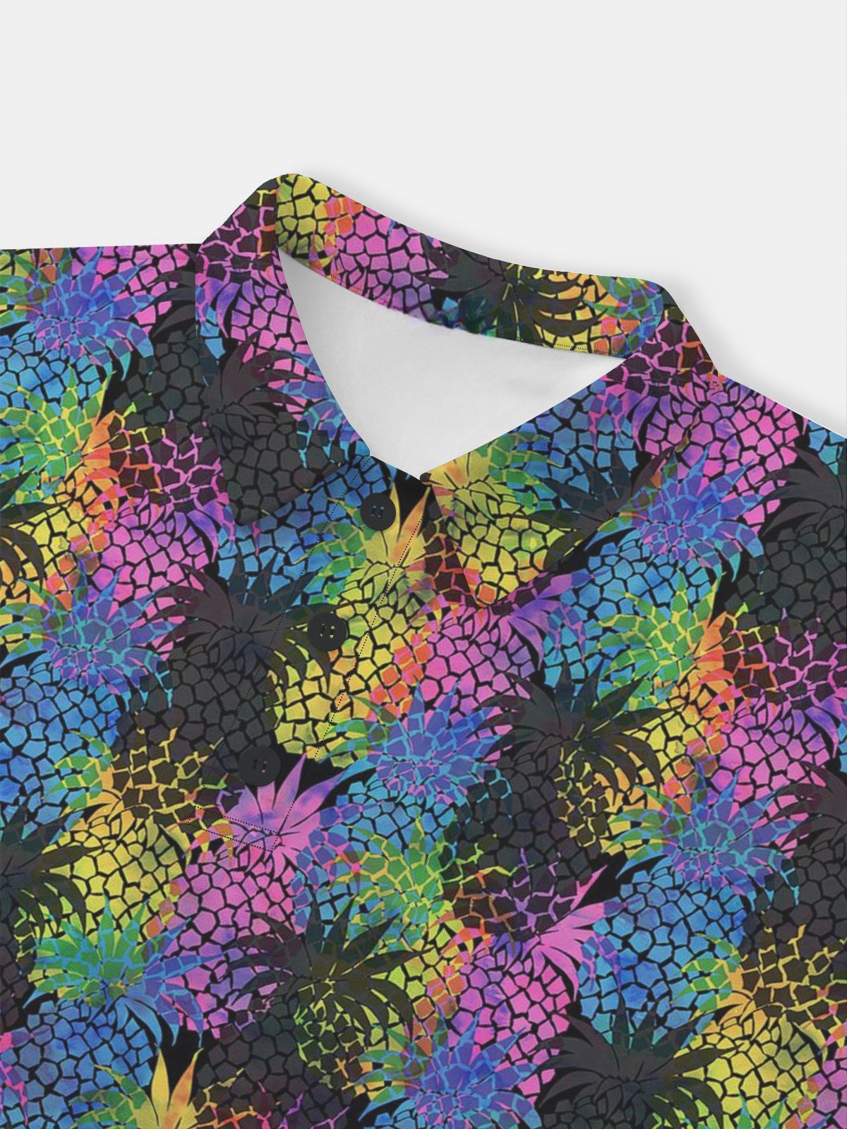 Moisture-wicking Golf Polo Gradient Color Pineapple