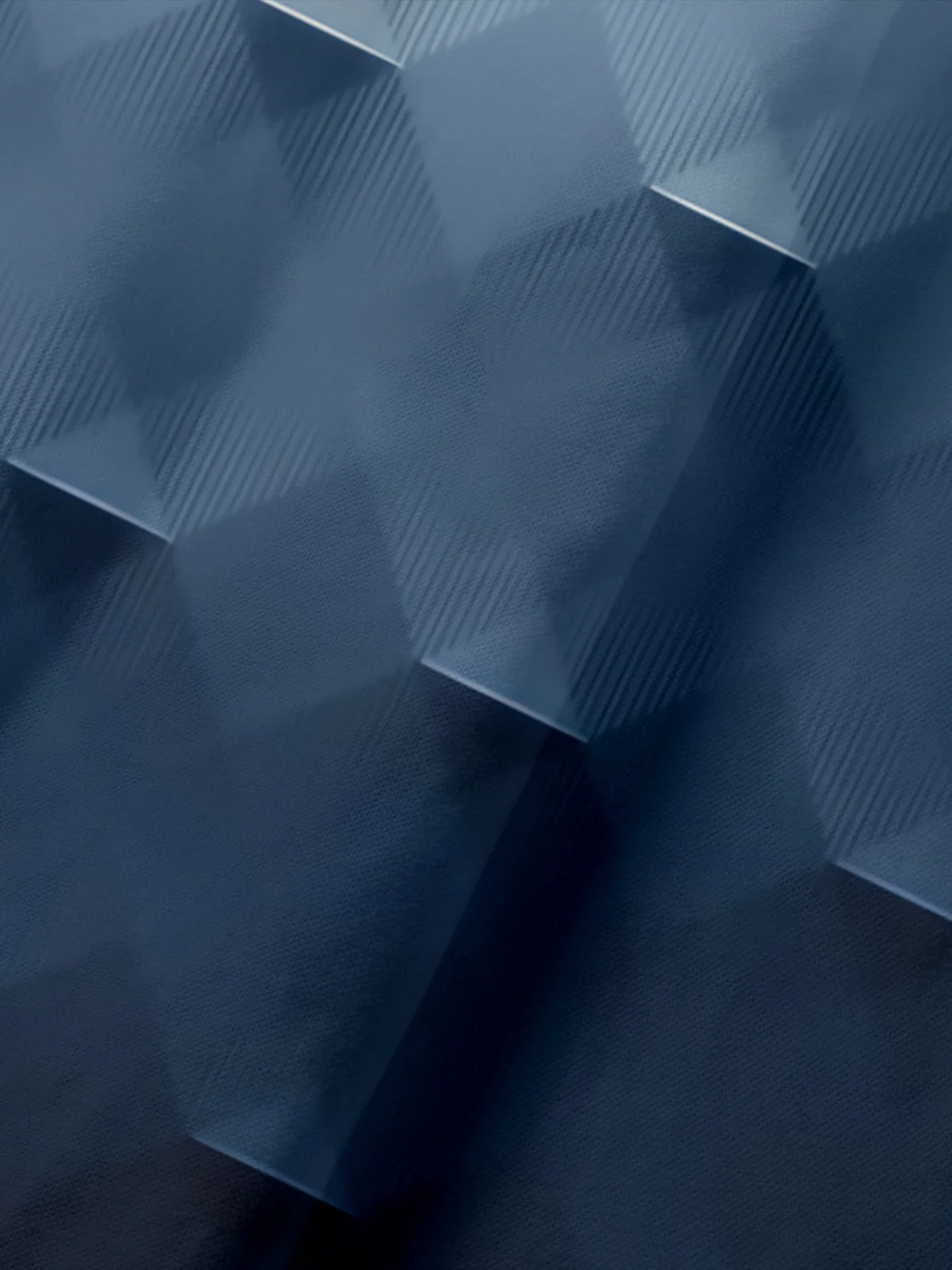 Ombre 3D Geometric Button Short Sleeve Polo Shirt