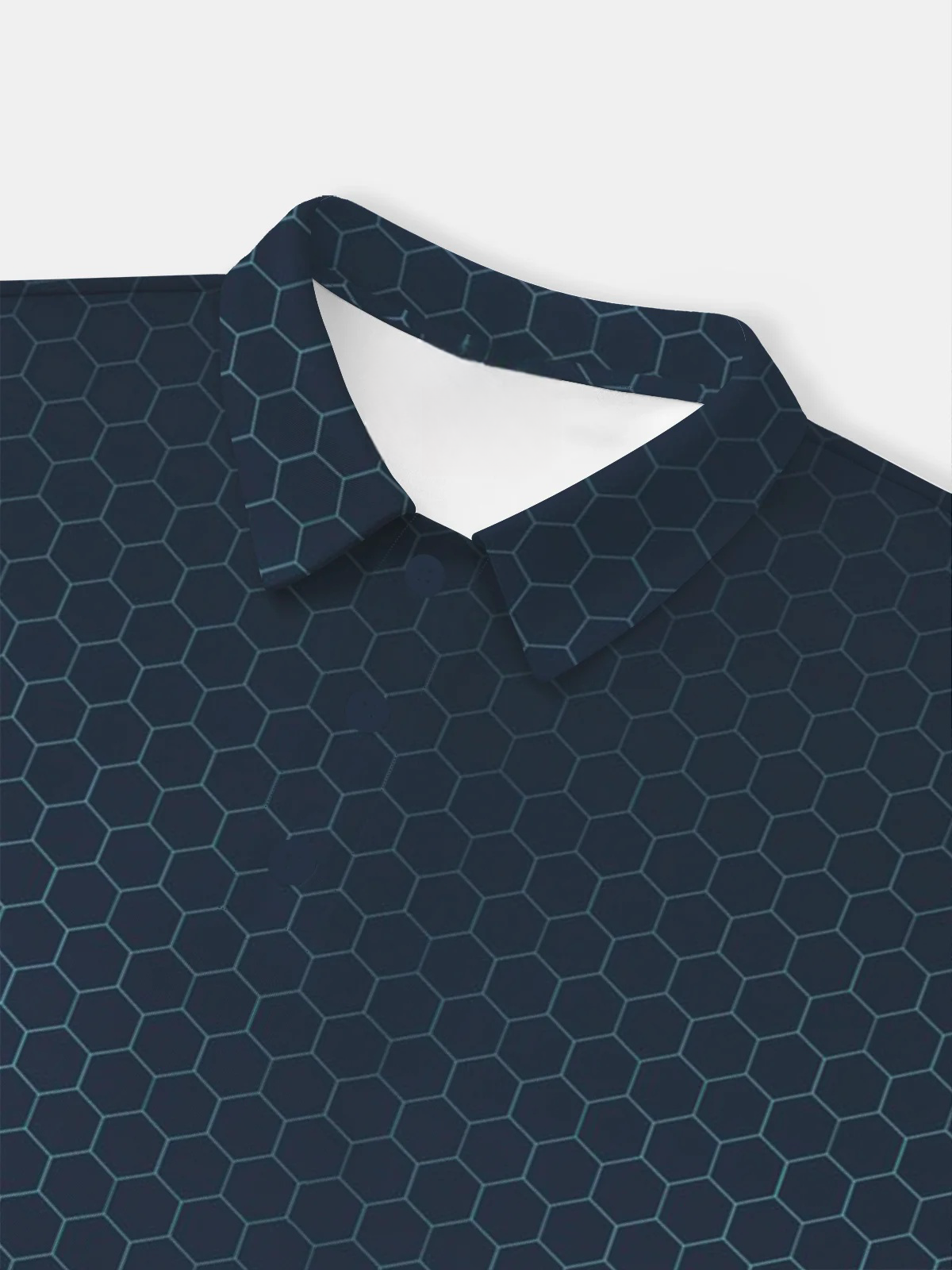 Moisture Wicking Golf Polo 3D Geometry