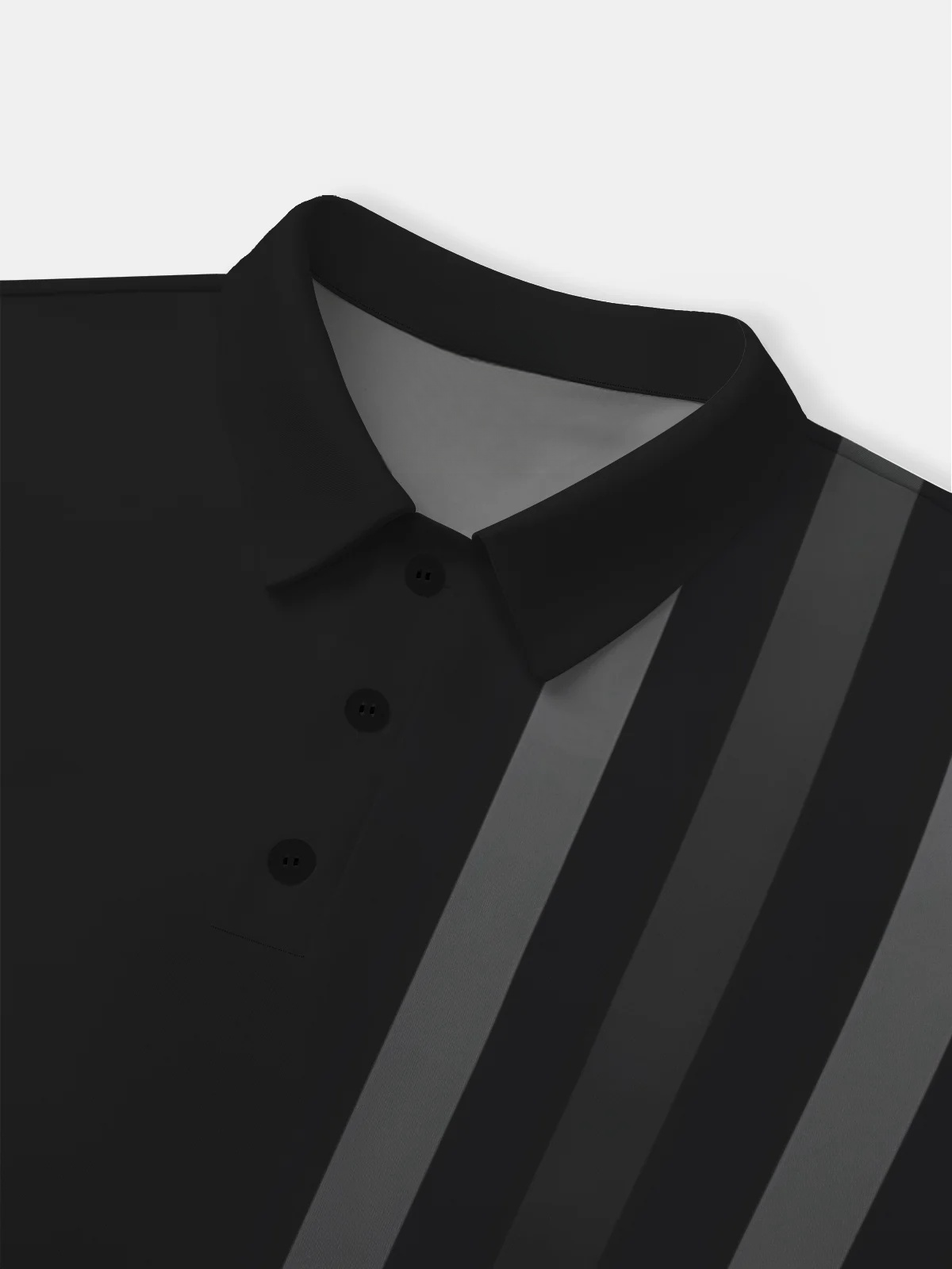 Moisture Wicking Golf Polo 3D Gradient Abstract Geometric