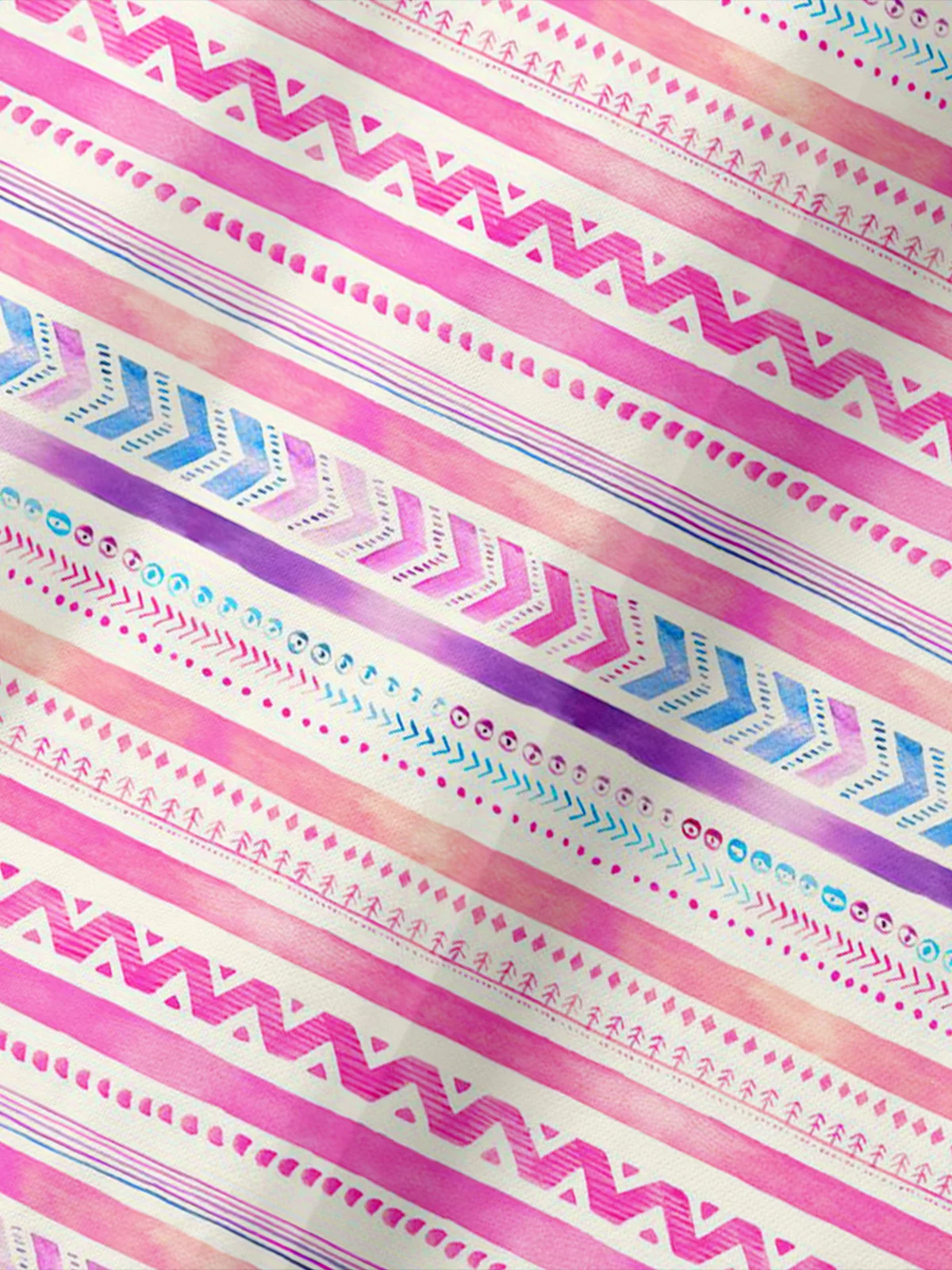 Moisture Wicking Golf Polo Gradient Abstract Geometric