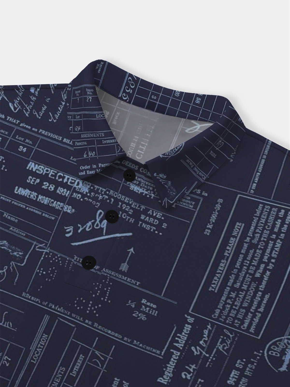 Moisture Wicking Geometric Golf Polo