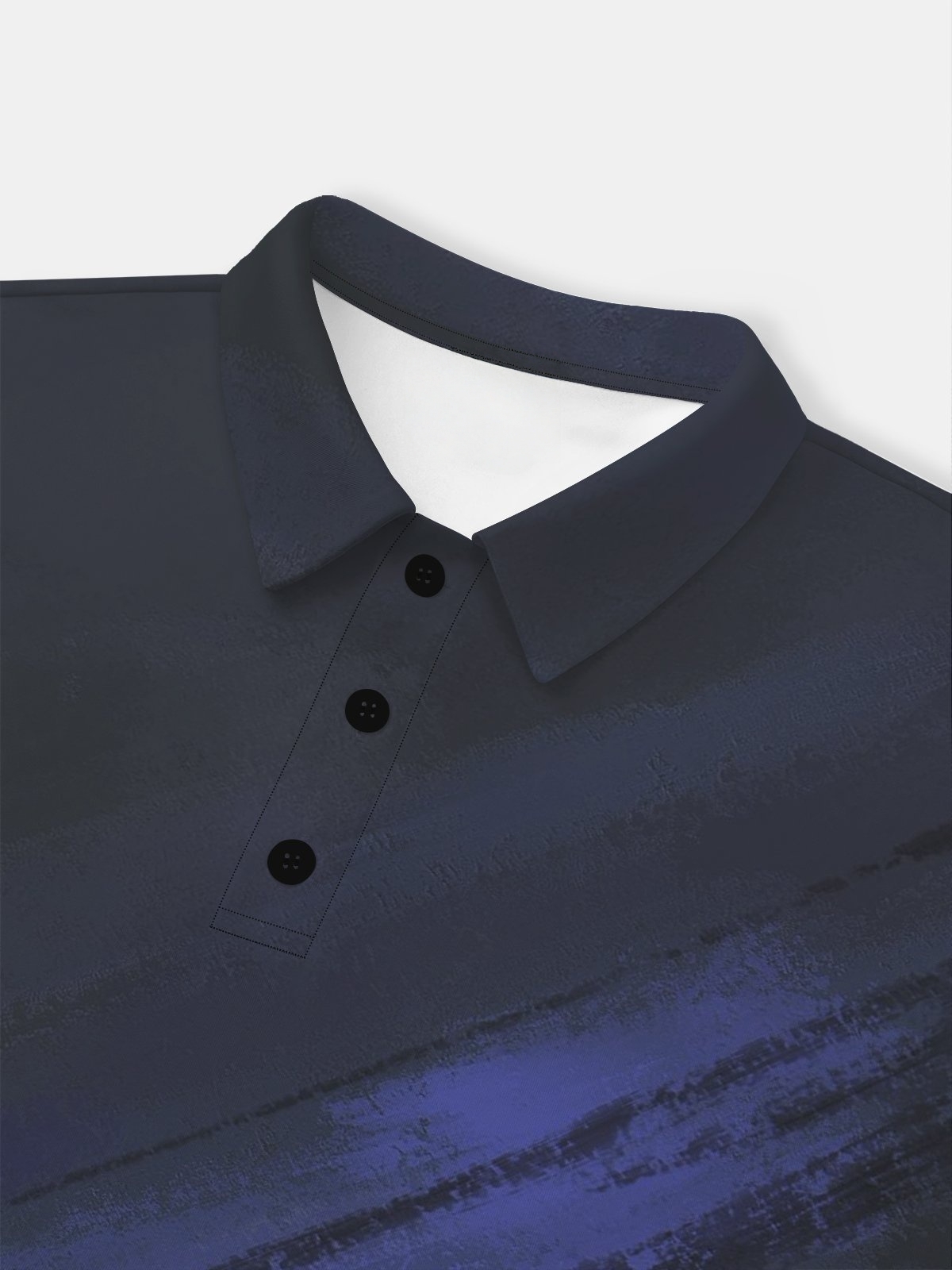 Moisture Wicking 3D Abstract Gradient Geometric Short Sleeve Golf Polo