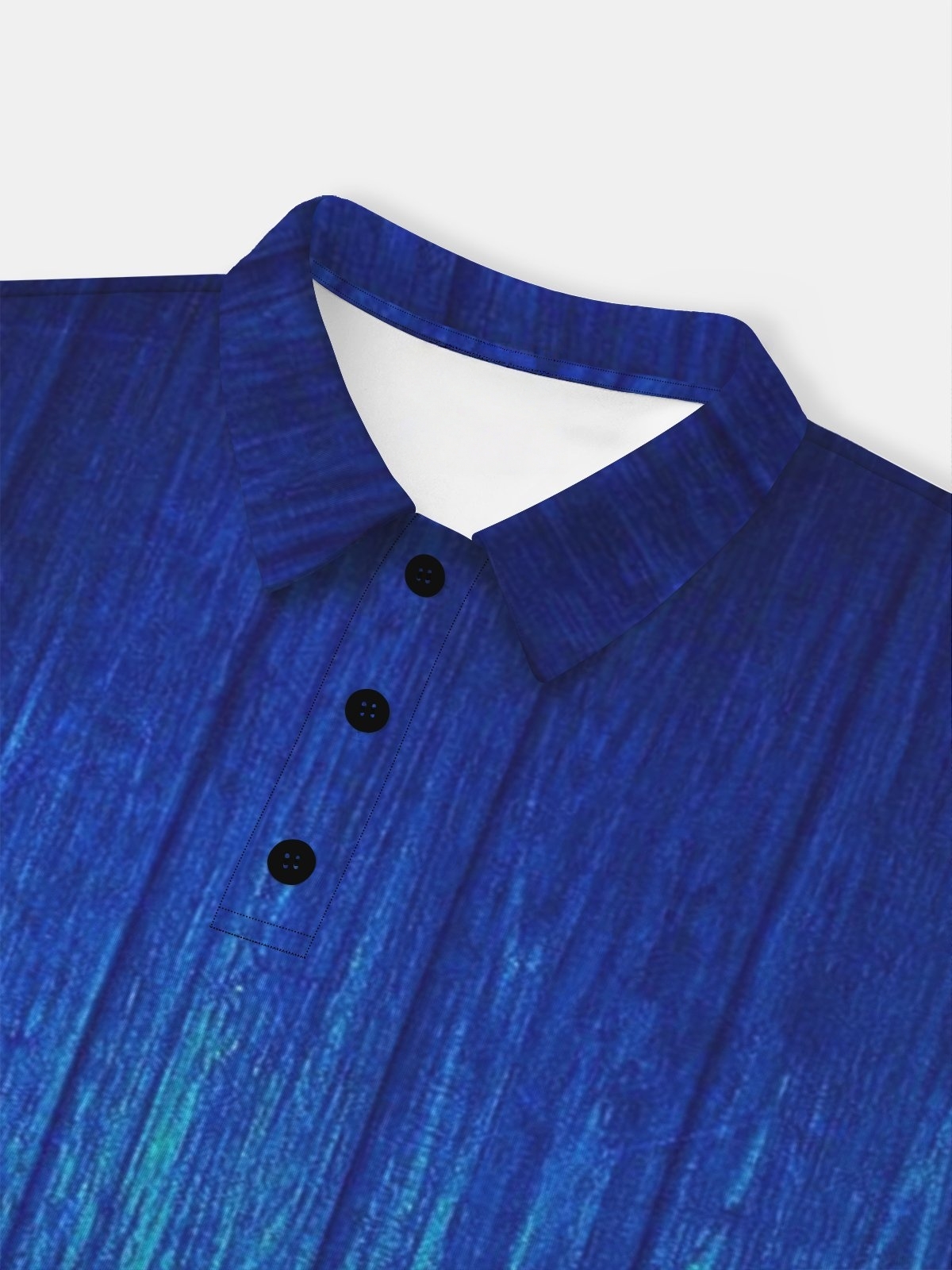 Moisture Wicking Gradient Color Abstract Stripes Short Sleeve Golf Polo