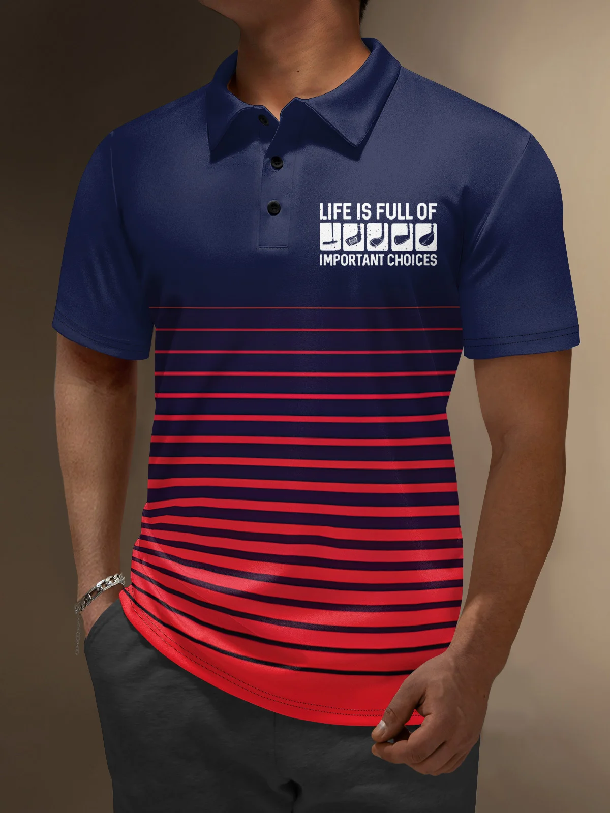 Moisture Wicking Life Is Full Of Important Choices Golf Polo