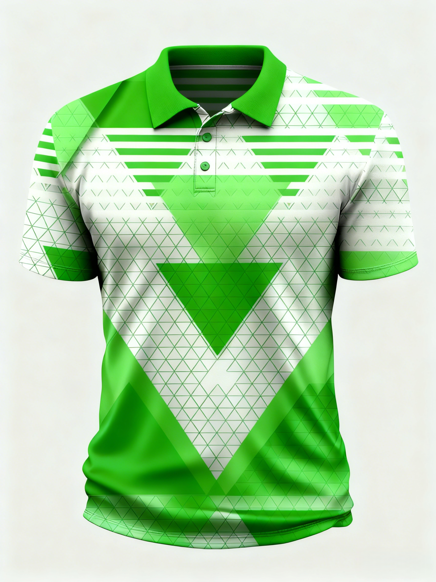 Moisture Wicking Golf Polo 3D Geometry