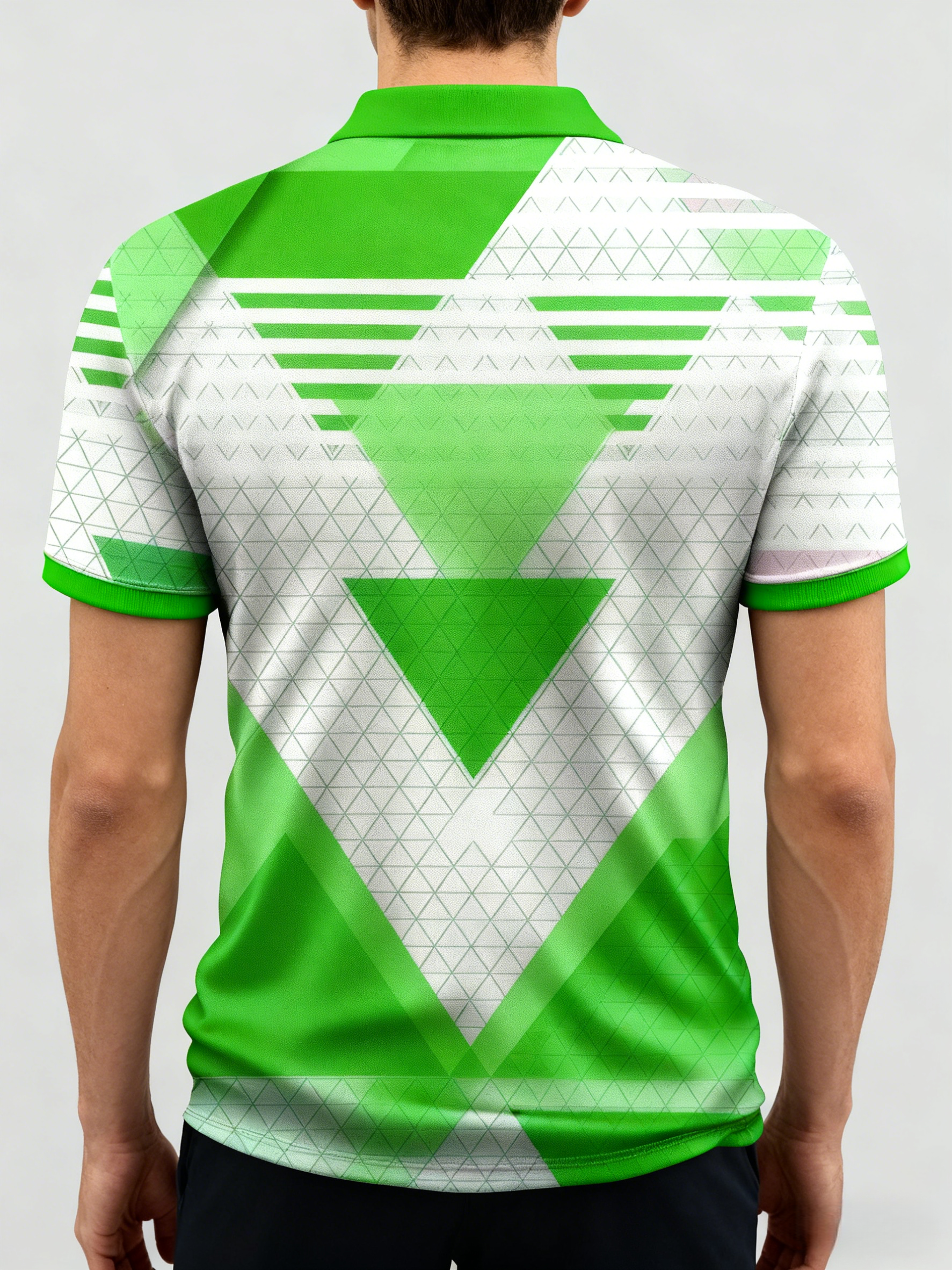 Moisture Wicking Golf Polo 3D Geometry