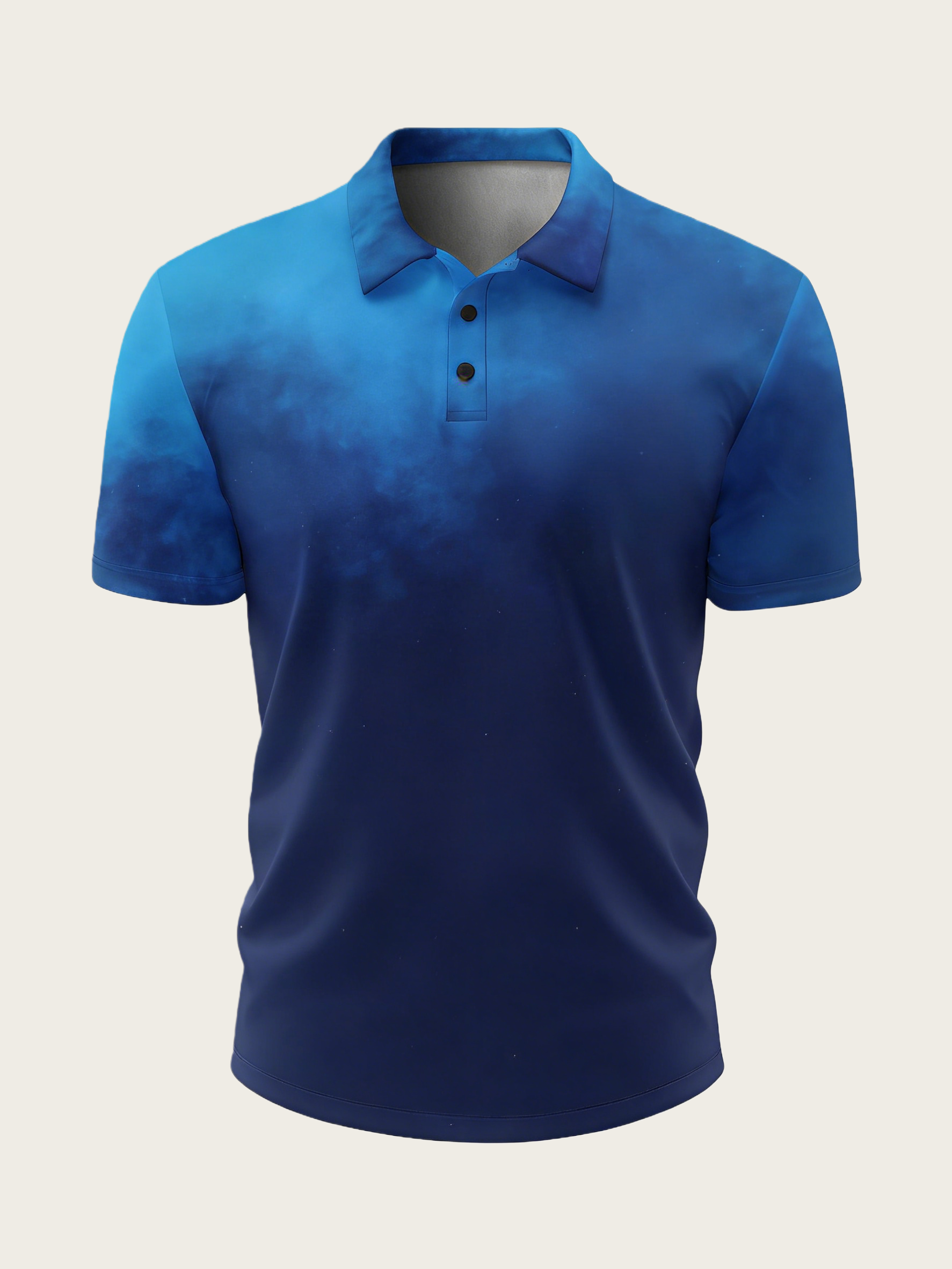 Moisture Wicking Golf Polo 3D Gradient Color Polo