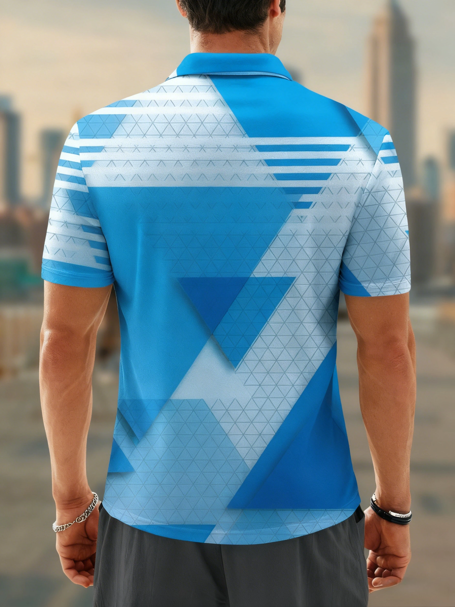 Moisture Wicking Golf Polo 3D Geometry
