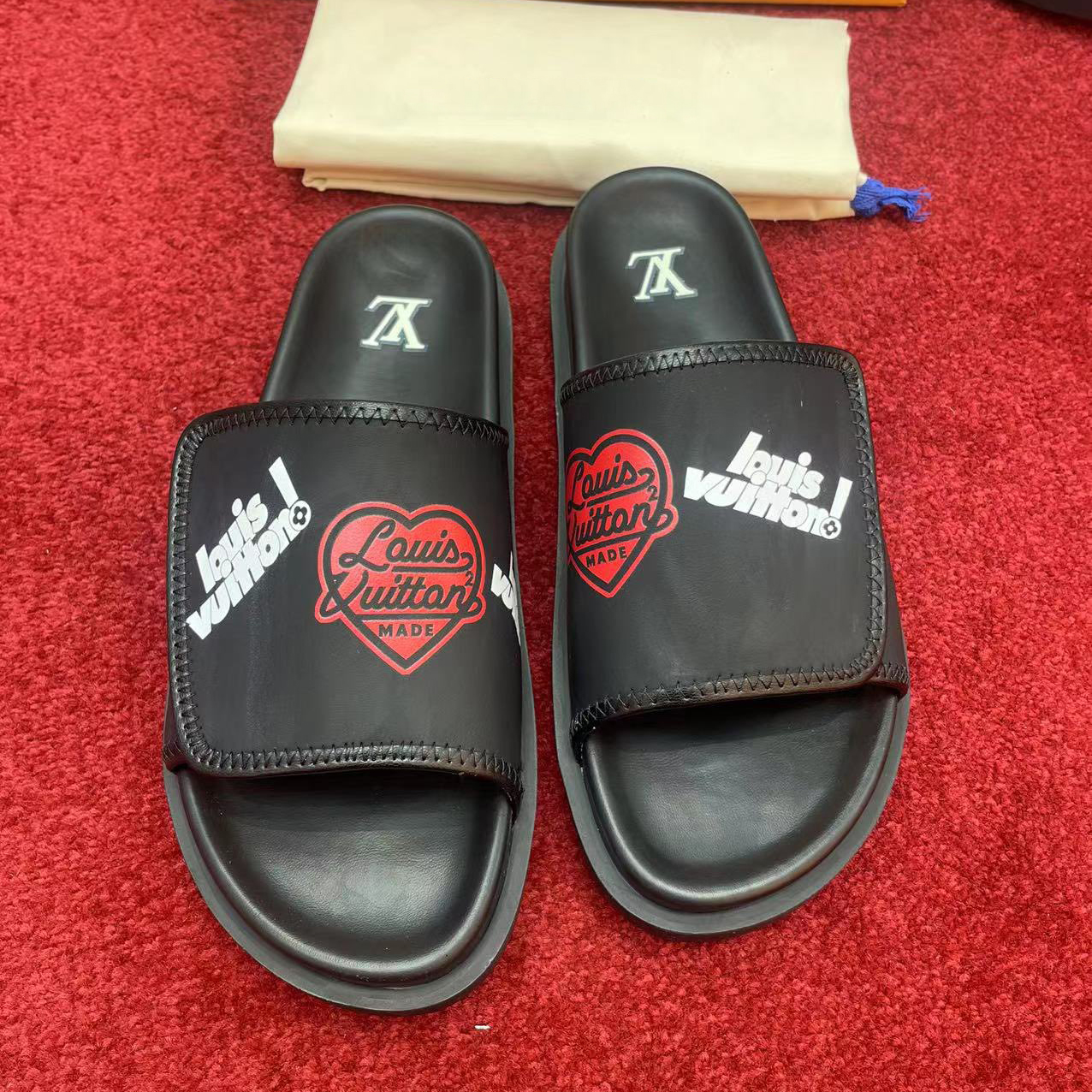 5-color printed slippers 03132