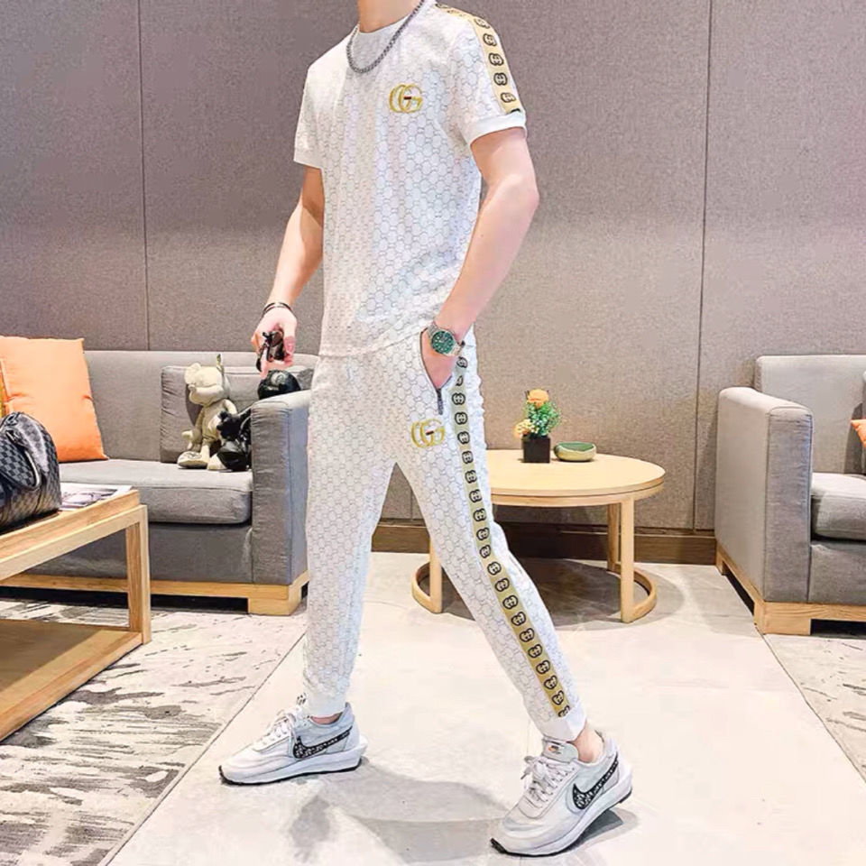 Men's casual short sleeved suit PD10051029