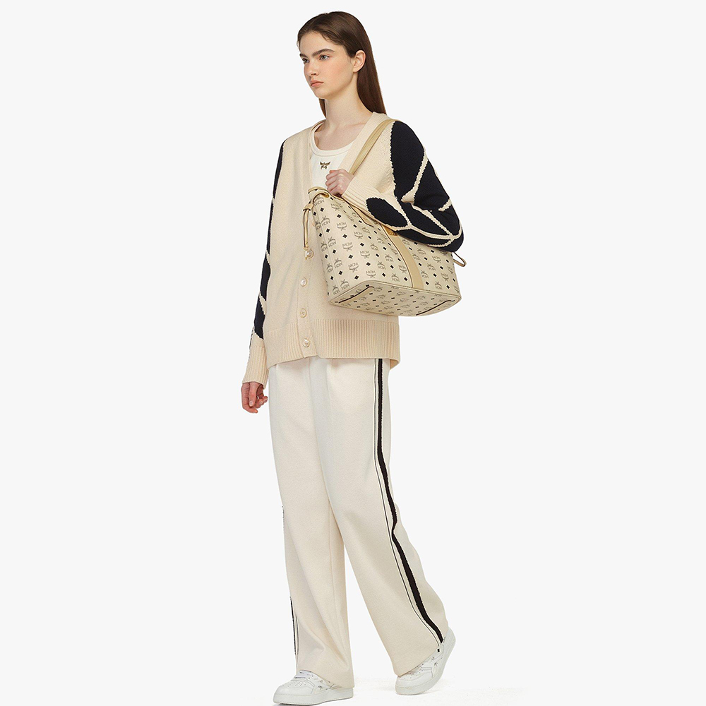 MEDIUM REVERSIBLE LIZ SHOPPER IN VISETOS 914110