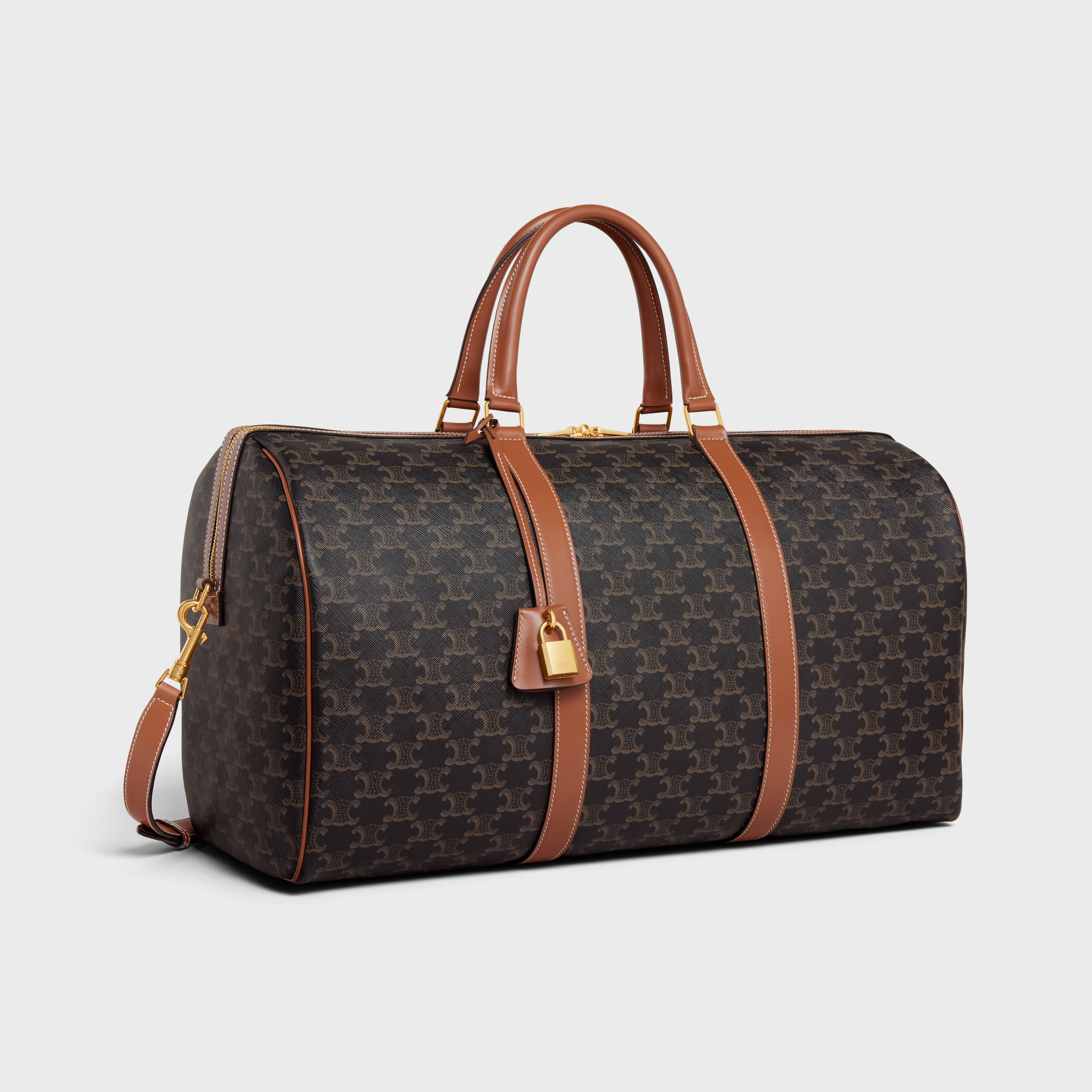LARGE VOYAGE BAG IN TRIOMPHE CANVAS WITH CE PRINT 11156