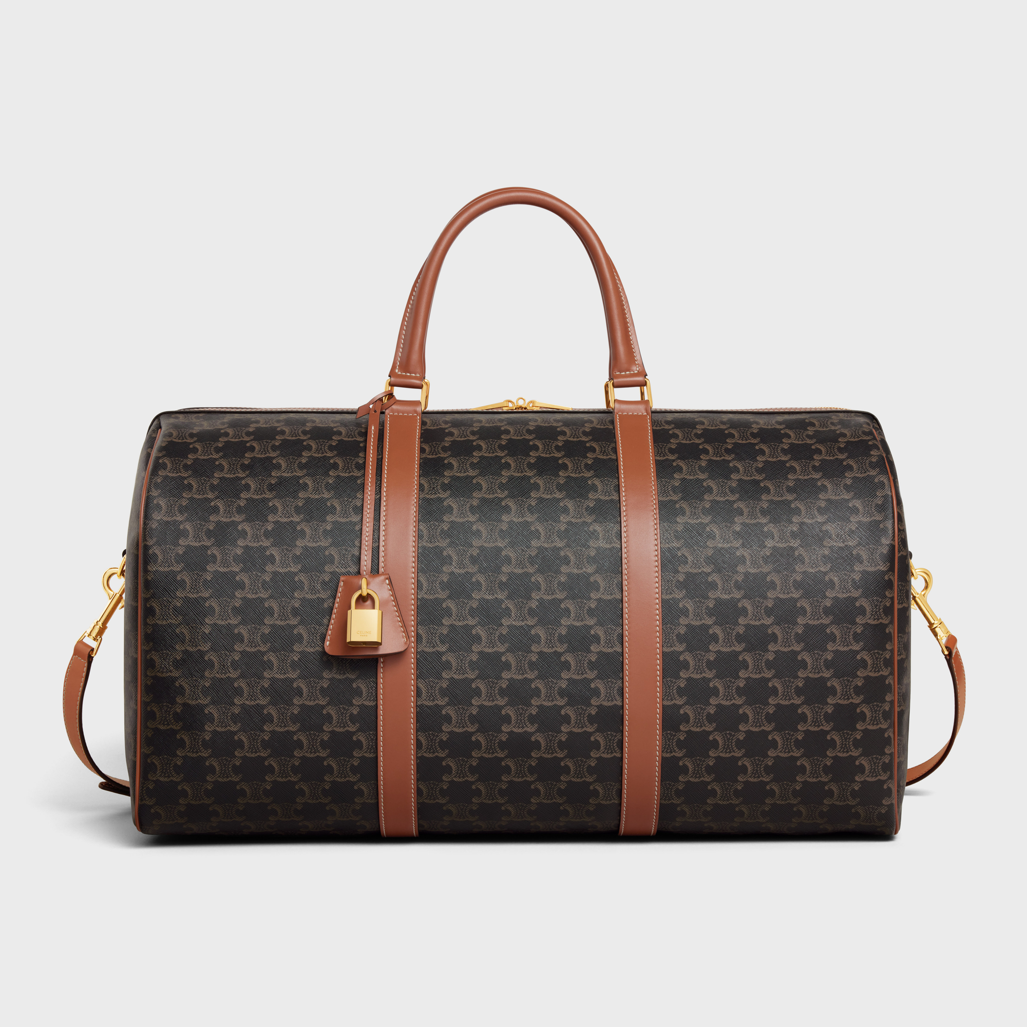 LARGE VOYAGE BAG IN TRIOMPHE CANVAS WITH CE PRINT 11156